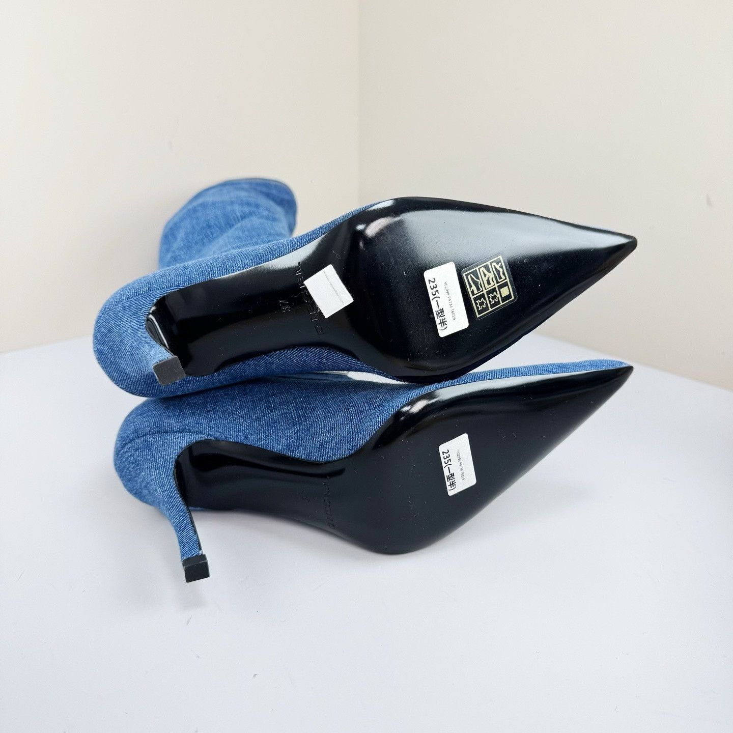 Diesel Diesel Denim Stiletto Boots Size 37 Size US 7 / IT 37 - 6 Thumbnail