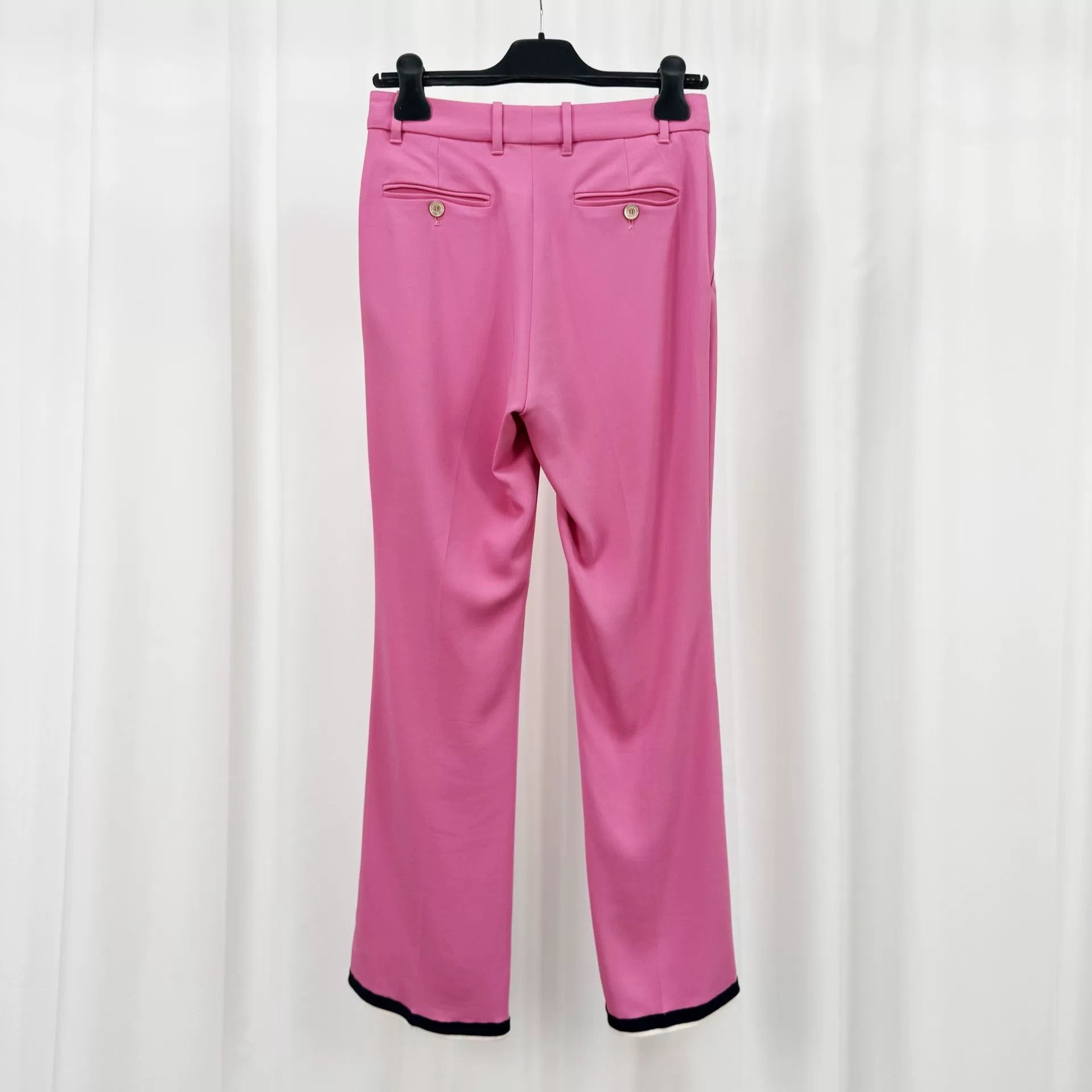 Gucci Gucci Pink Wool Trousers Size IT 38 Size 26" / US 2 / IT 38 - 3 Thumbnail