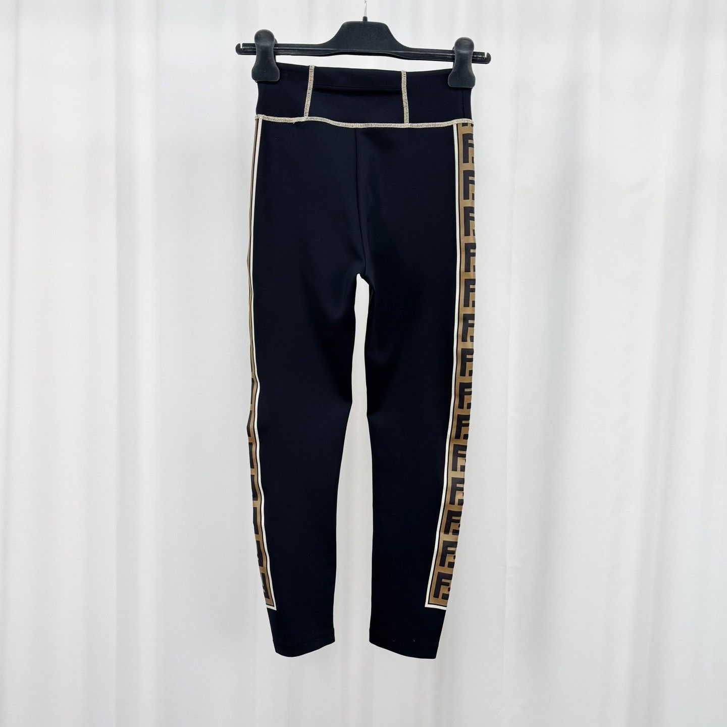 Fendi Fendi Logo Striped Leggings Size IT 38 Size 26" / US 2 / IT 38 - 3 Thumbnail