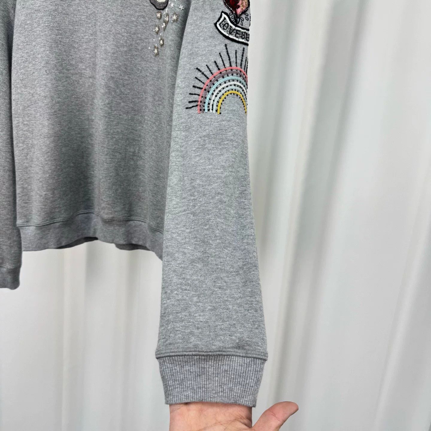 Valentino Valentino Sequin Embroidered Sweatshirt Size S Size S / US 4 / IT 40 - 5 Thumbnail