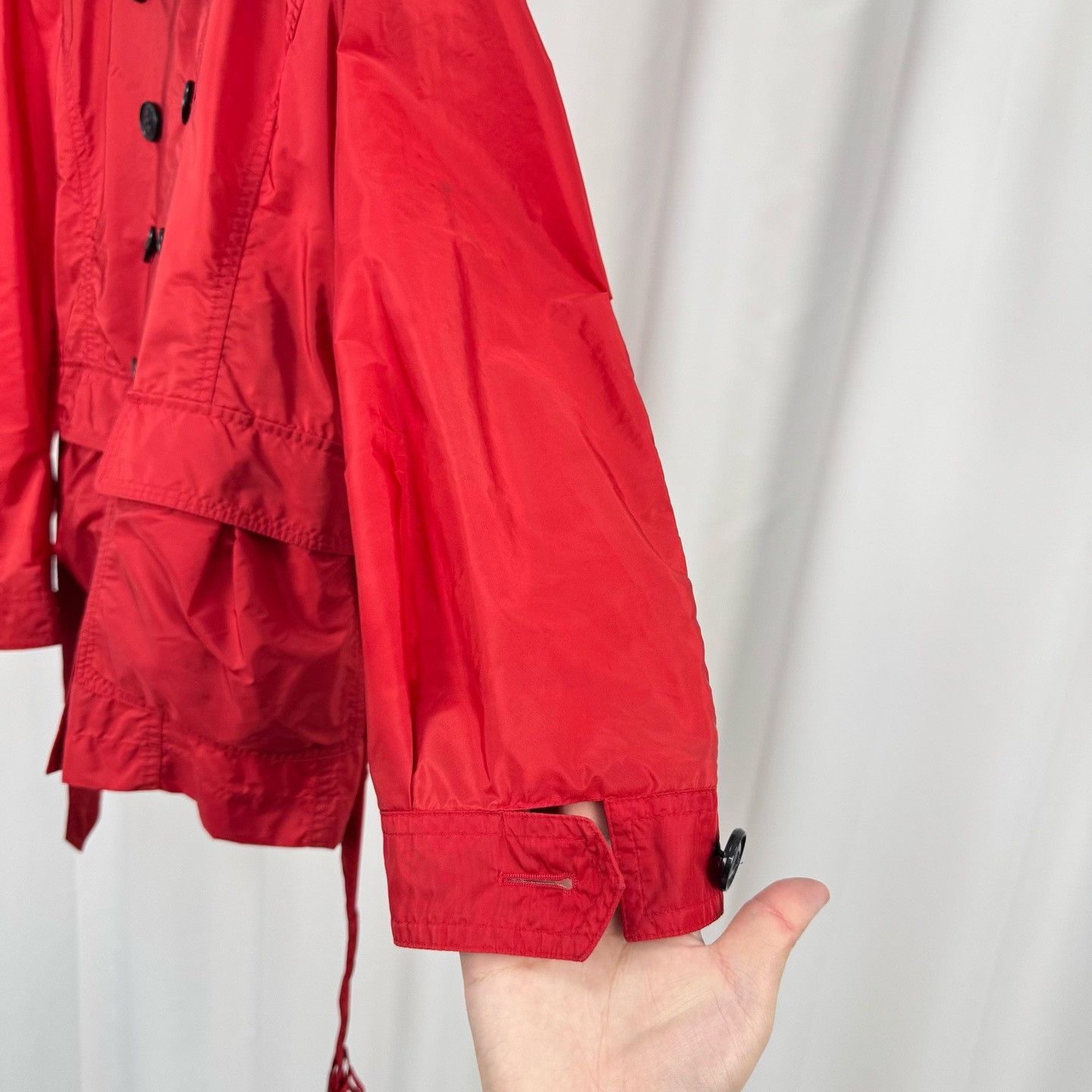 Burberry Burberry Red Double Breasted Jacket UK 8 Size S / US 4 / IT 40 - 5 Thumbnail