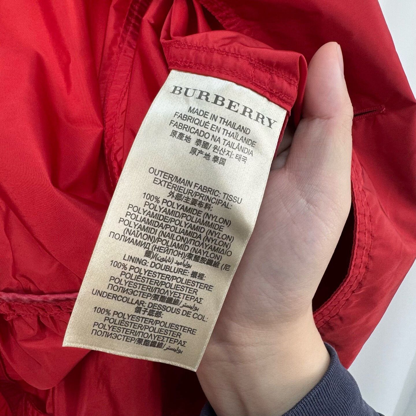 Burberry Burberry Red Double Breasted Jacket UK 8 Size S / US 4 / IT 40 - 8 Thumbnail