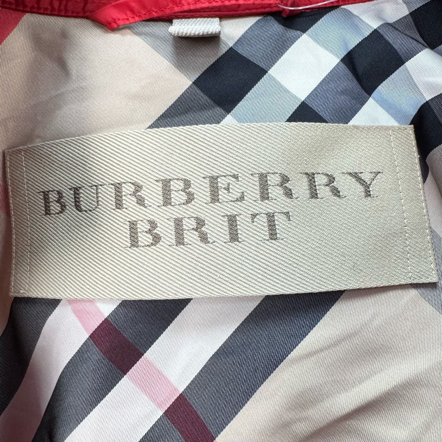 Burberry Burberry Red Double Breasted Jacket UK 8 Size S / US 4 / IT 40 - 7 Thumbnail