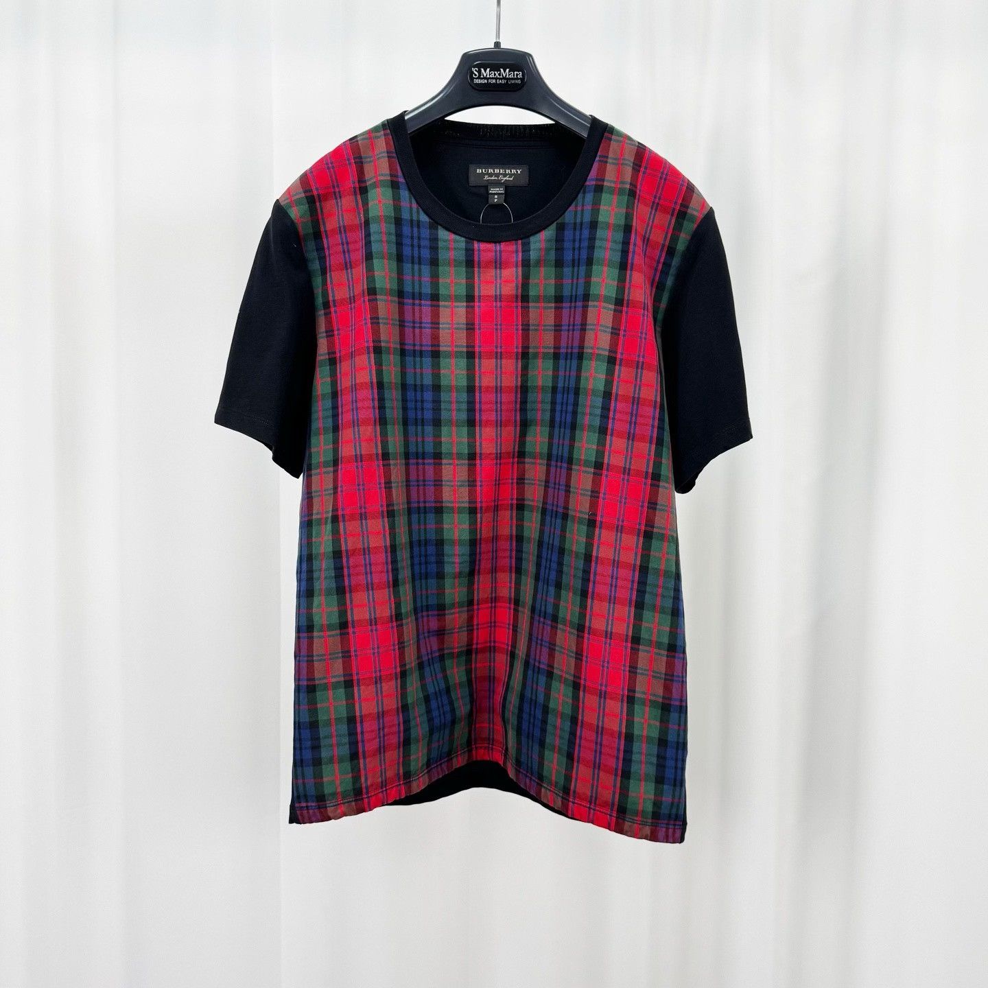 Burberry Burberry Plaid Panel T-Shirt Size S Size US S / EU 44-46 / 1 - 2 Thumbnail