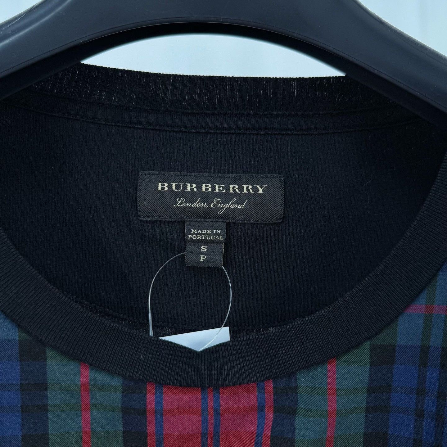 Burberry Burberry Plaid Panel T-Shirt Size S Size US S / EU 44-46 / 1 - 7 Thumbnail