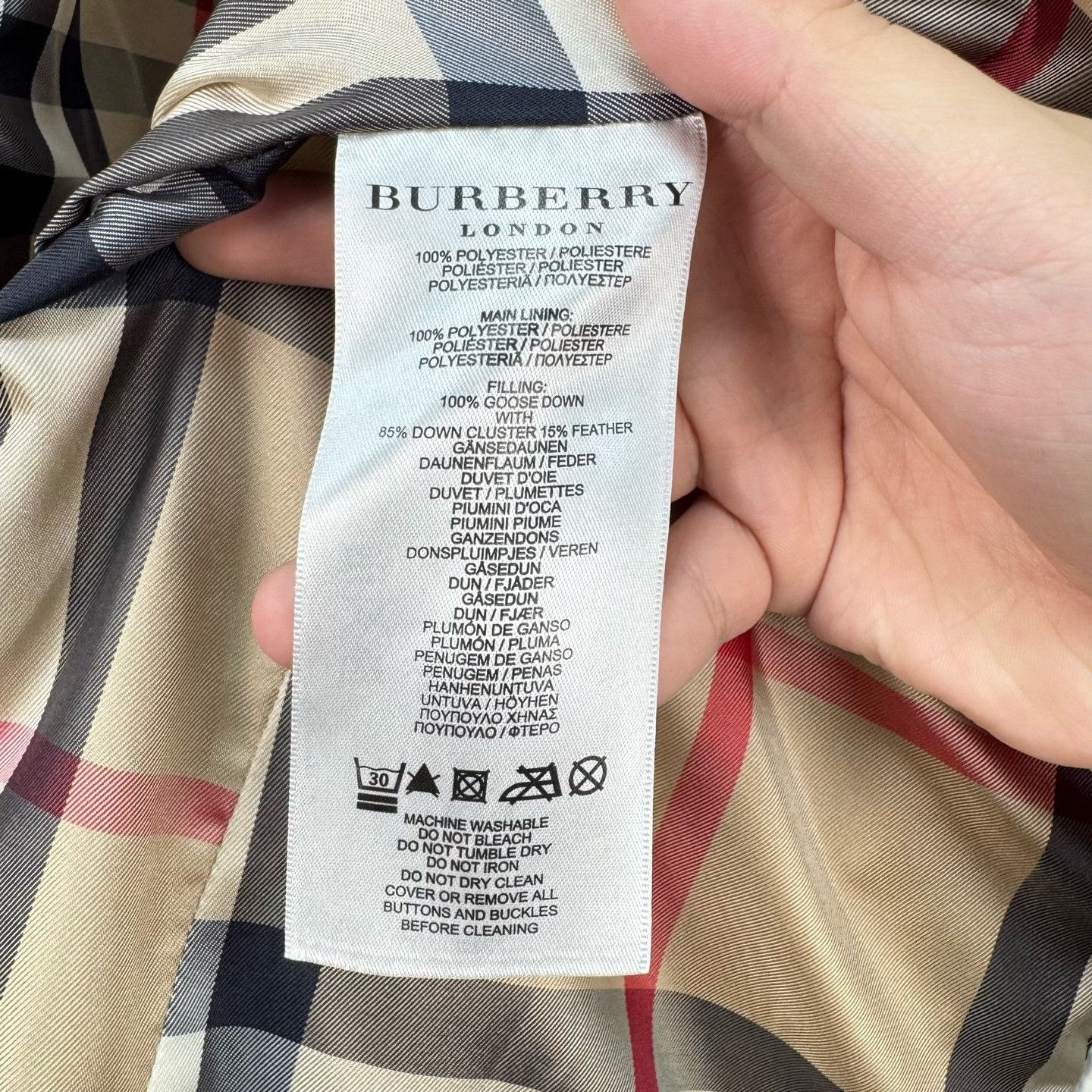 Burberry Burberry Quilted Down Jacket XS Size XS / US 0-2 / IT 36-38 - 8 Thumbnail