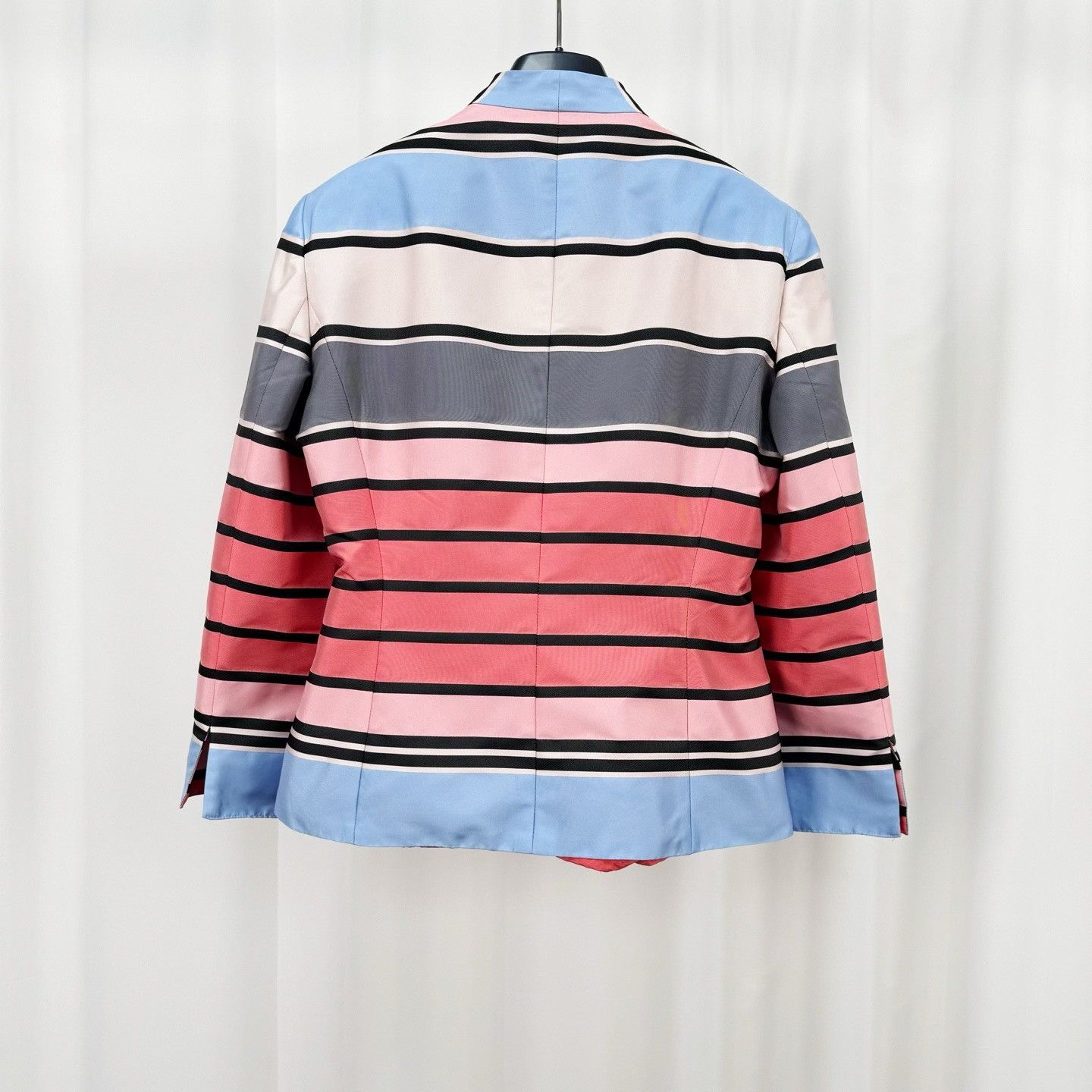Emporio Armani EMPORIO ARMANI Striped Blazer Size IT 42 Size M / US 6-8 / IT 42-44 - 3 Thumbnail