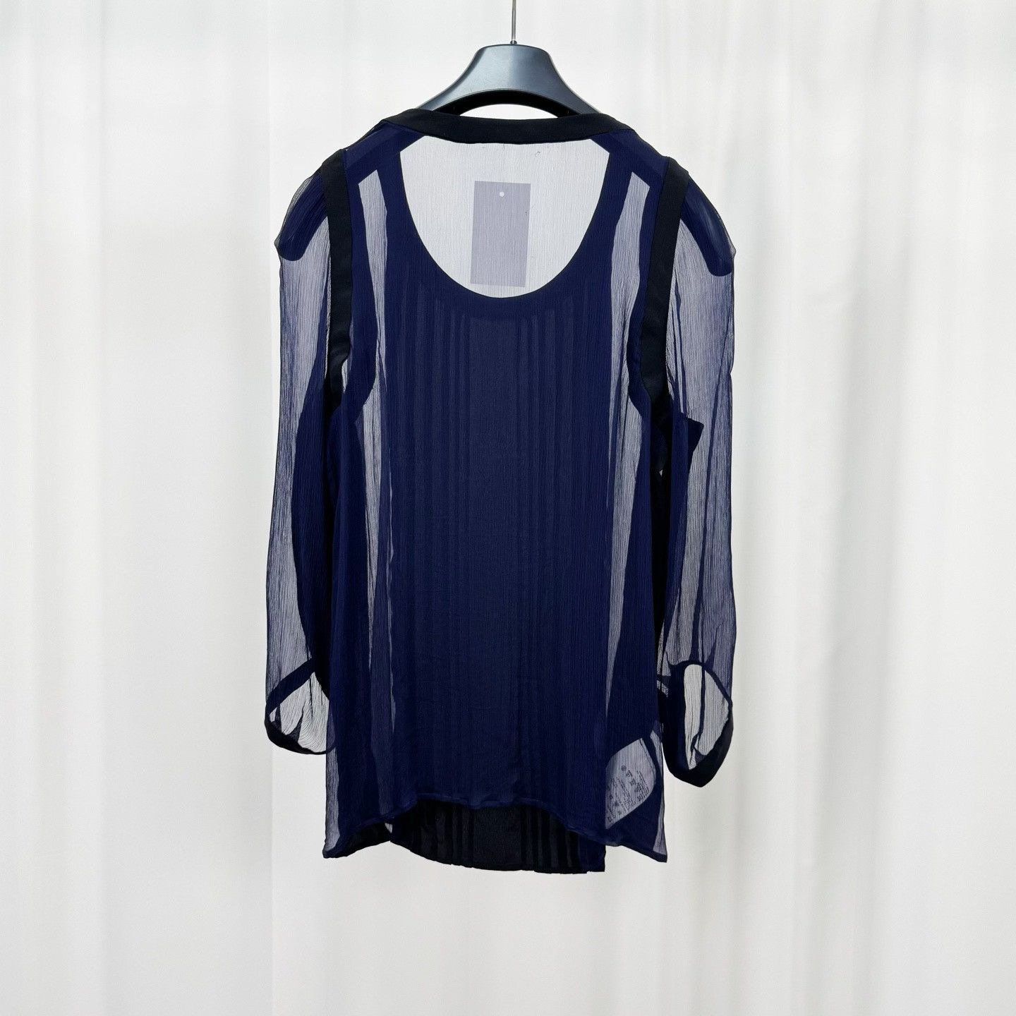 Miu Miu Miu Miu Silk Pleated Blouse Size 40 Size S / US 4 / IT 40 - 3 Thumbnail