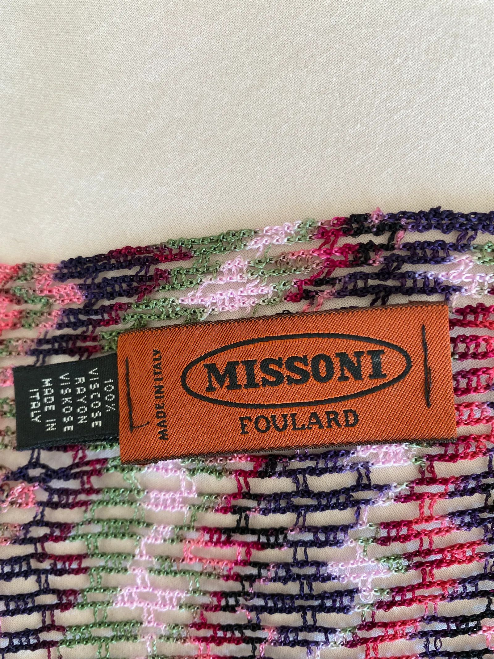 Missoni Missoni Scarf Size ONE SIZE - 2 Thumbnail