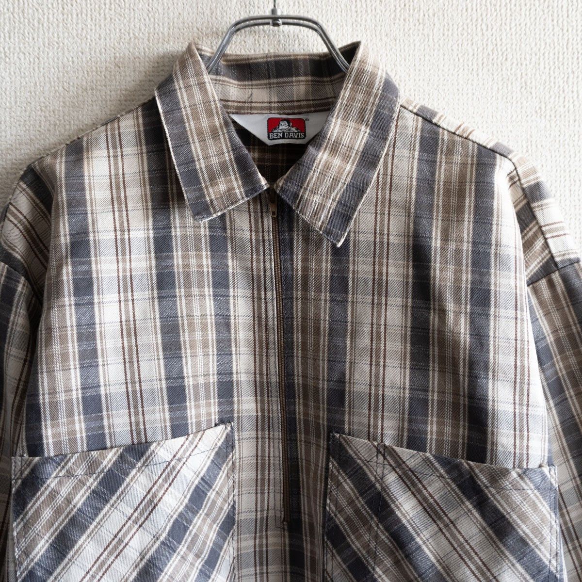 Ben Davis Ben Davis Checked Half-Zip Shirt Size M Size US M / EU 48-50 / 2 - 5 Thumbnail