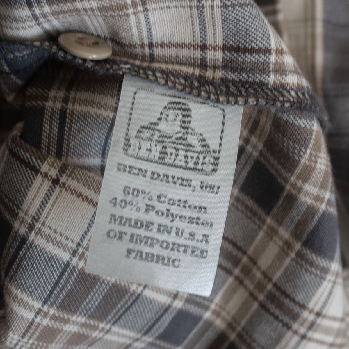 Ben Davis Ben Davis Checked Half-Zip Shirt Size M Size US M / EU 48-50 / 2 - 4 Thumbnail