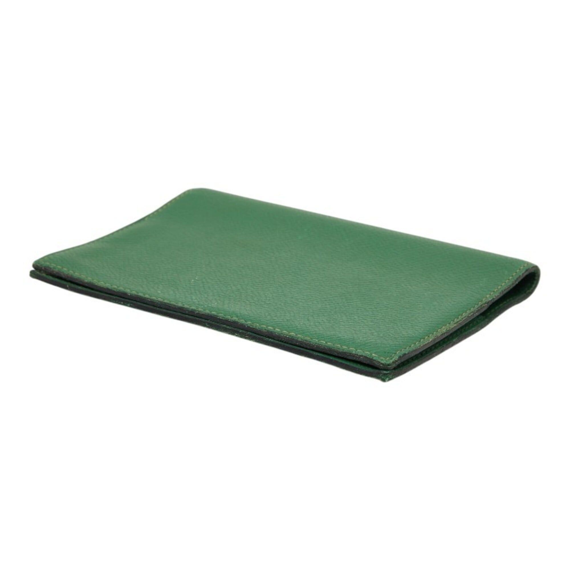 Hermes Hermes Agenda GM Notebook Cover, Green Leather, Women's Size ONE SIZE - 4 Thumbnail