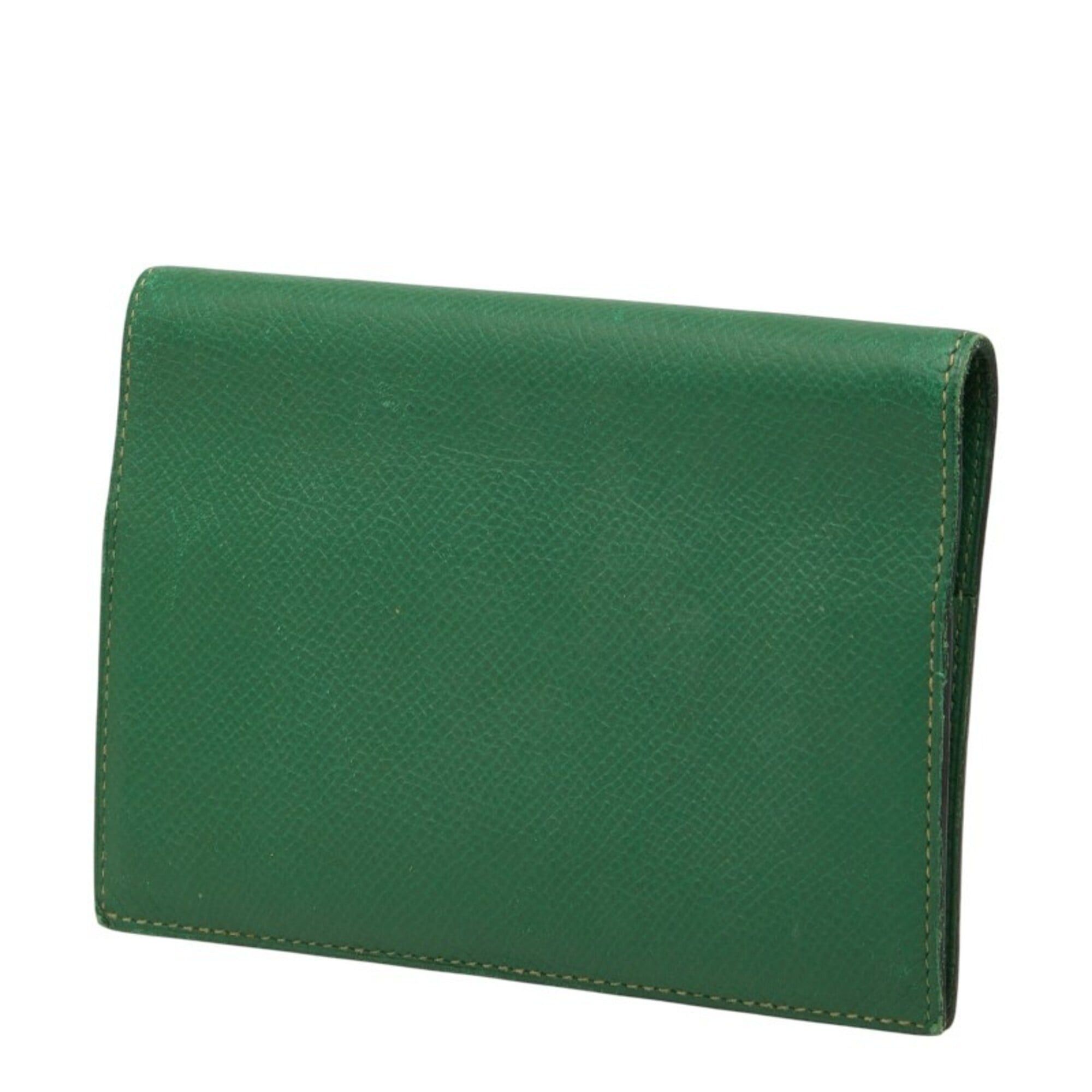Hermes Hermes Agenda GM Notebook Cover, Green Leather, Women's Size ONE SIZE - 2 Thumbnail
