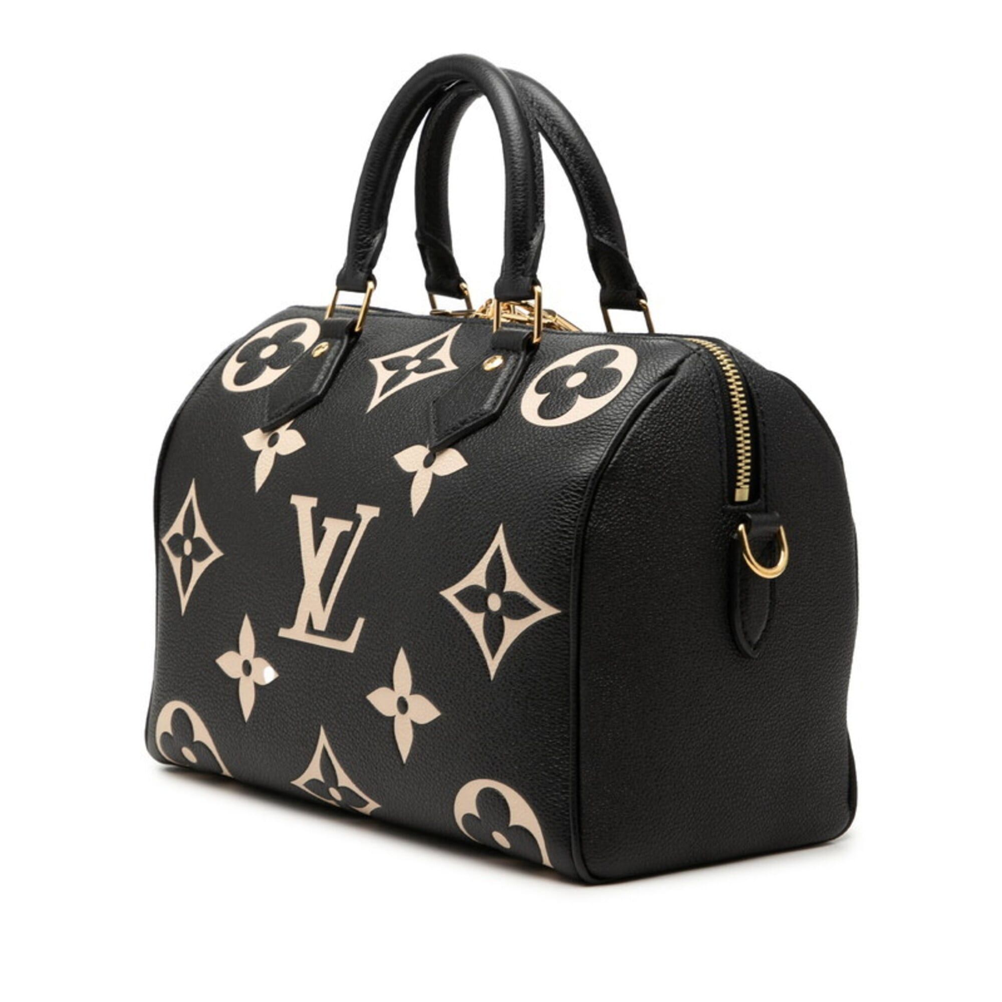 Louis Vuitton Louis Vuitton Monogram Empreinte Bicolor Speedy Bandoulière 25 Handbag Shoulder Bag 2WAY M58947 Black Beige Leather Women's LOUIS VUITTON Size ONE SIZE - 2 Thumbnail