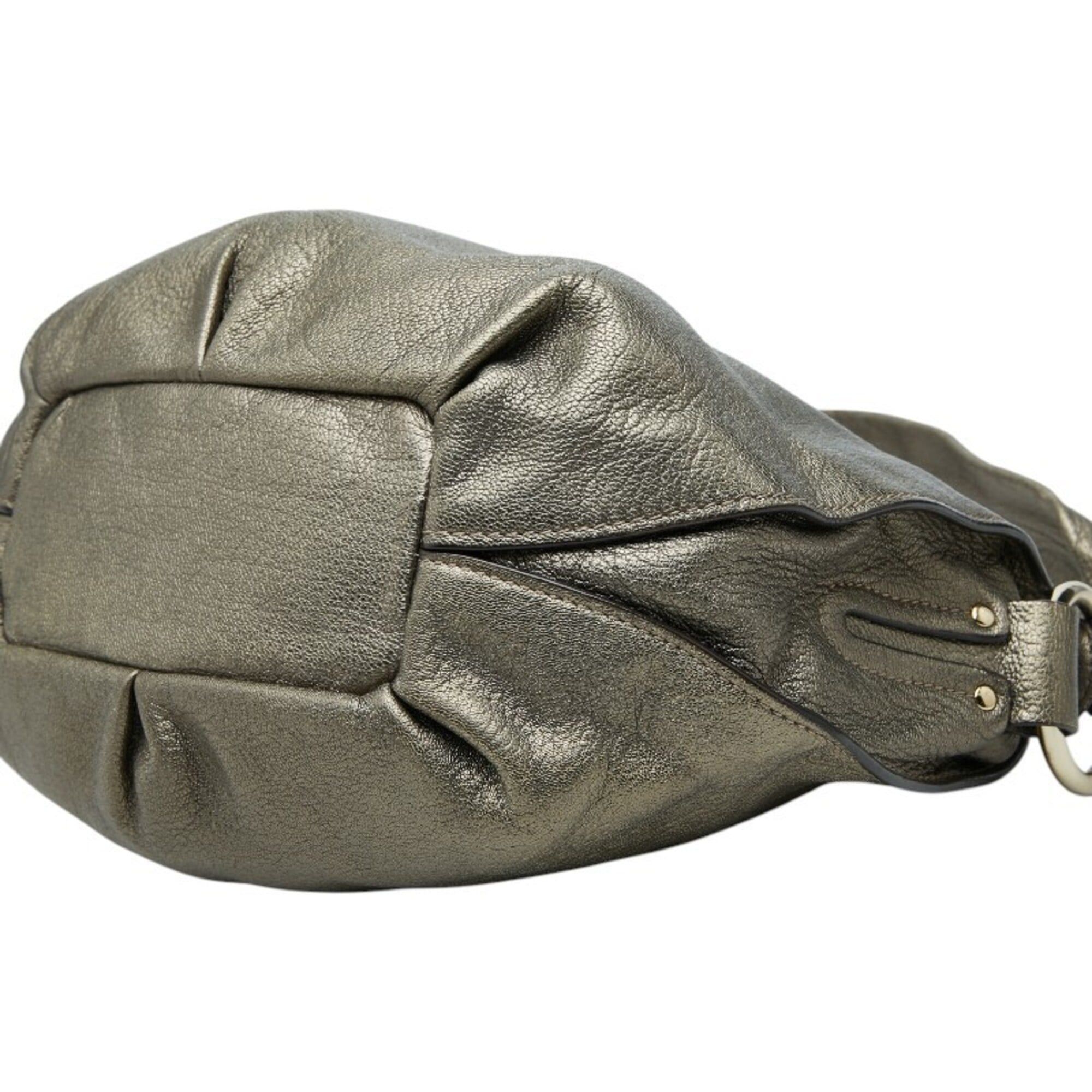 Celine Celine Bittersweet One-Shoulder Bag, Metallic Bronze Leather, Women's CELINE Size ONE SIZE - 4 Thumbnail