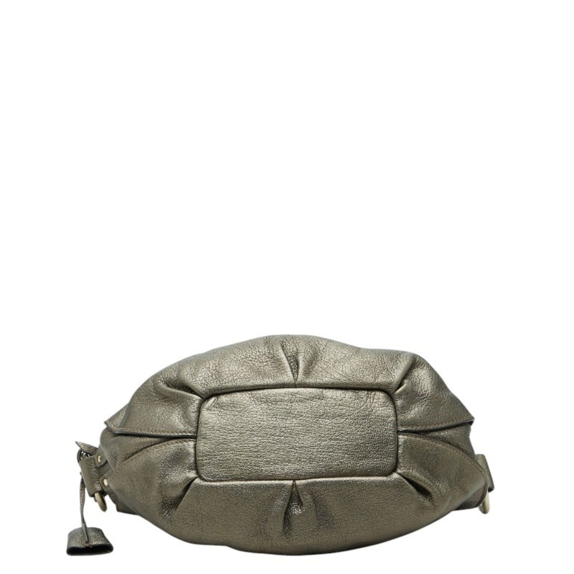 Celine Celine Bittersweet One-Shoulder Bag, Metallic Bronze Leather, Women's CELINE Size ONE SIZE - 3 Thumbnail
