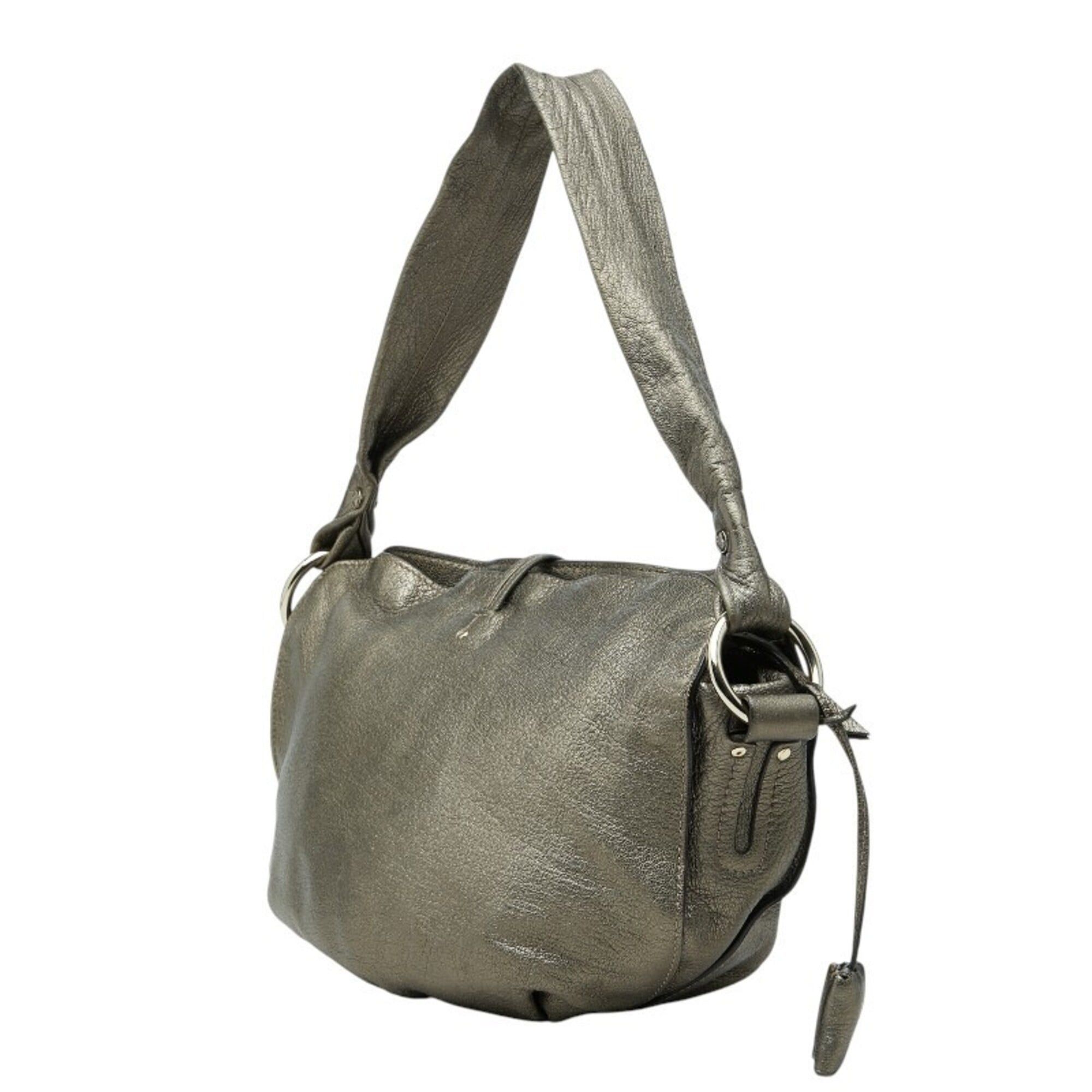 Celine Celine Bittersweet One-Shoulder Bag, Metallic Bronze Leather, Women's CELINE Size ONE SIZE - 2 Thumbnail