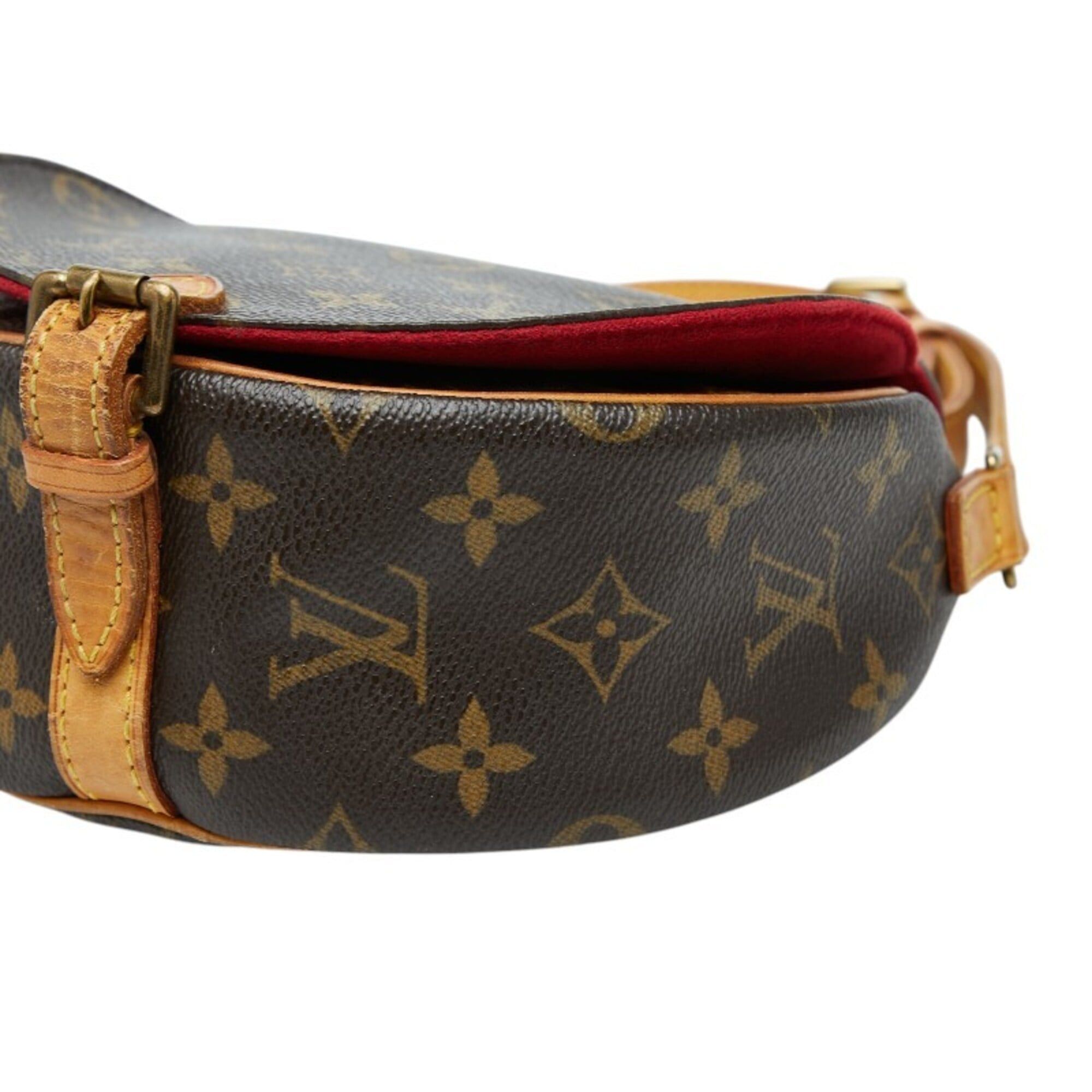 Louis Vuitton Louis Vuitton Monogram Tambourin Crossbody Shoulder Bag M51179 Brown Leather Women's LOUIS VUITTON Size ONE SIZE - 4 Thumbnail