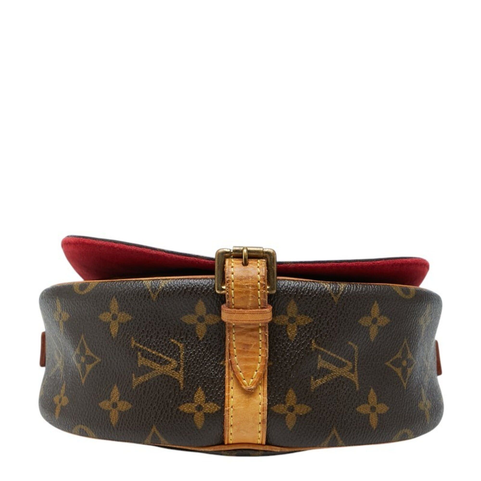 Louis Vuitton Louis Vuitton Monogram Tambourin Crossbody Shoulder Bag M51179 Brown Leather Women's LOUIS VUITTON Size ONE SIZE - 3 Thumbnail