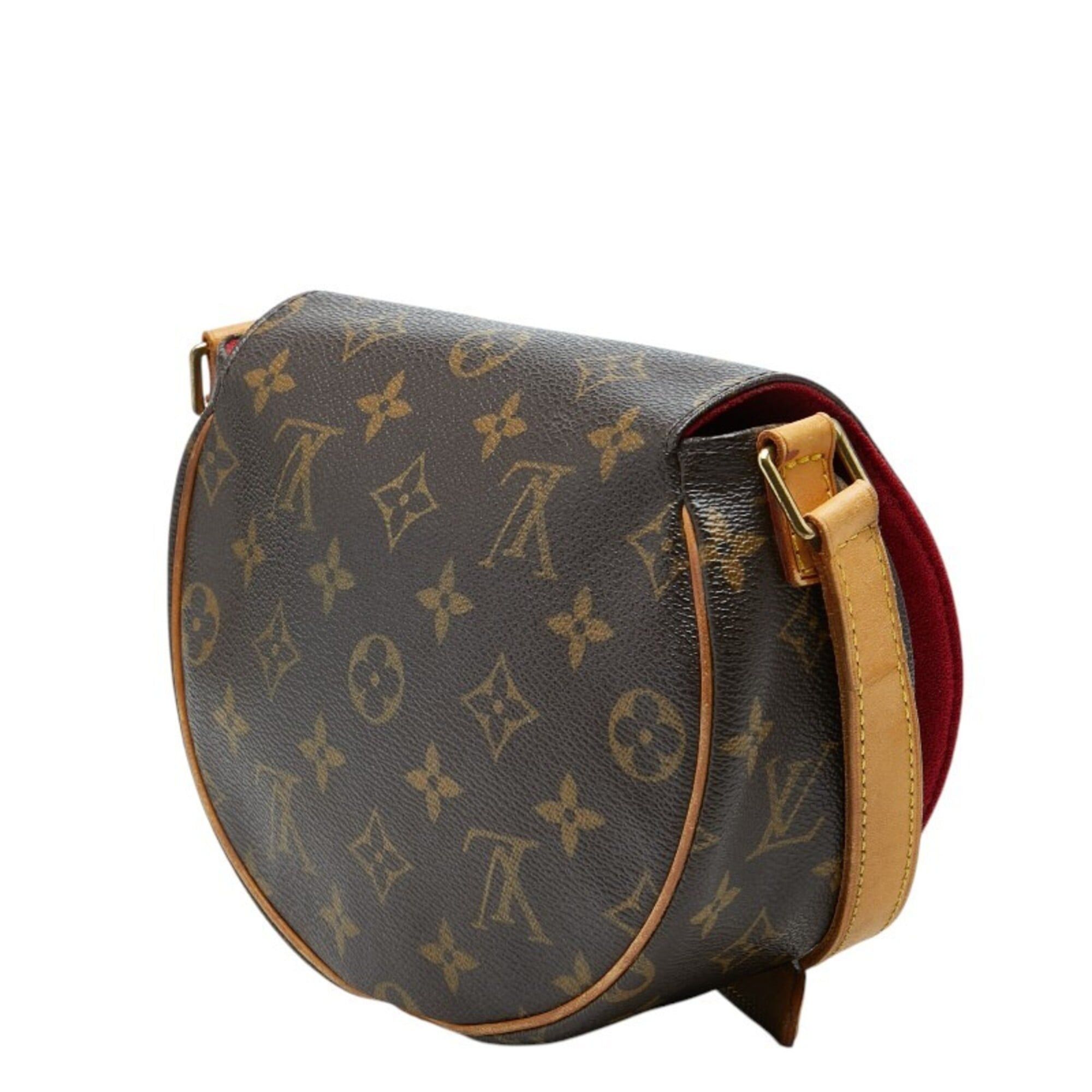 Louis Vuitton Louis Vuitton Monogram Tambourin Crossbody Shoulder Bag M51179 Brown Leather Women's LOUIS VUITTON Size ONE SIZE - 2 Thumbnail