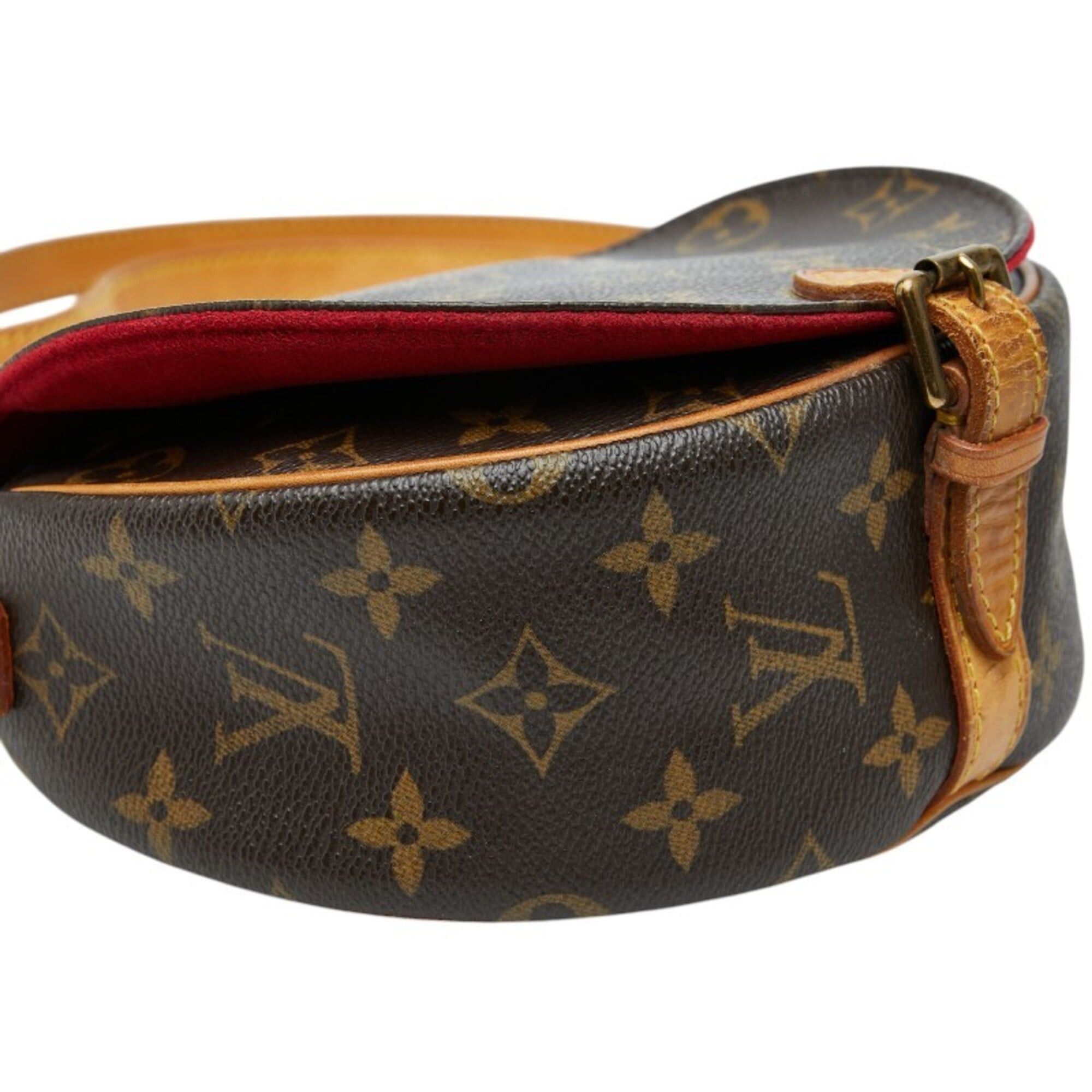 Louis Vuitton Louis Vuitton Monogram Tambourin Crossbody Shoulder Bag M51179 Brown Leather Women's LOUIS VUITTON Size ONE SIZE - 5 Thumbnail