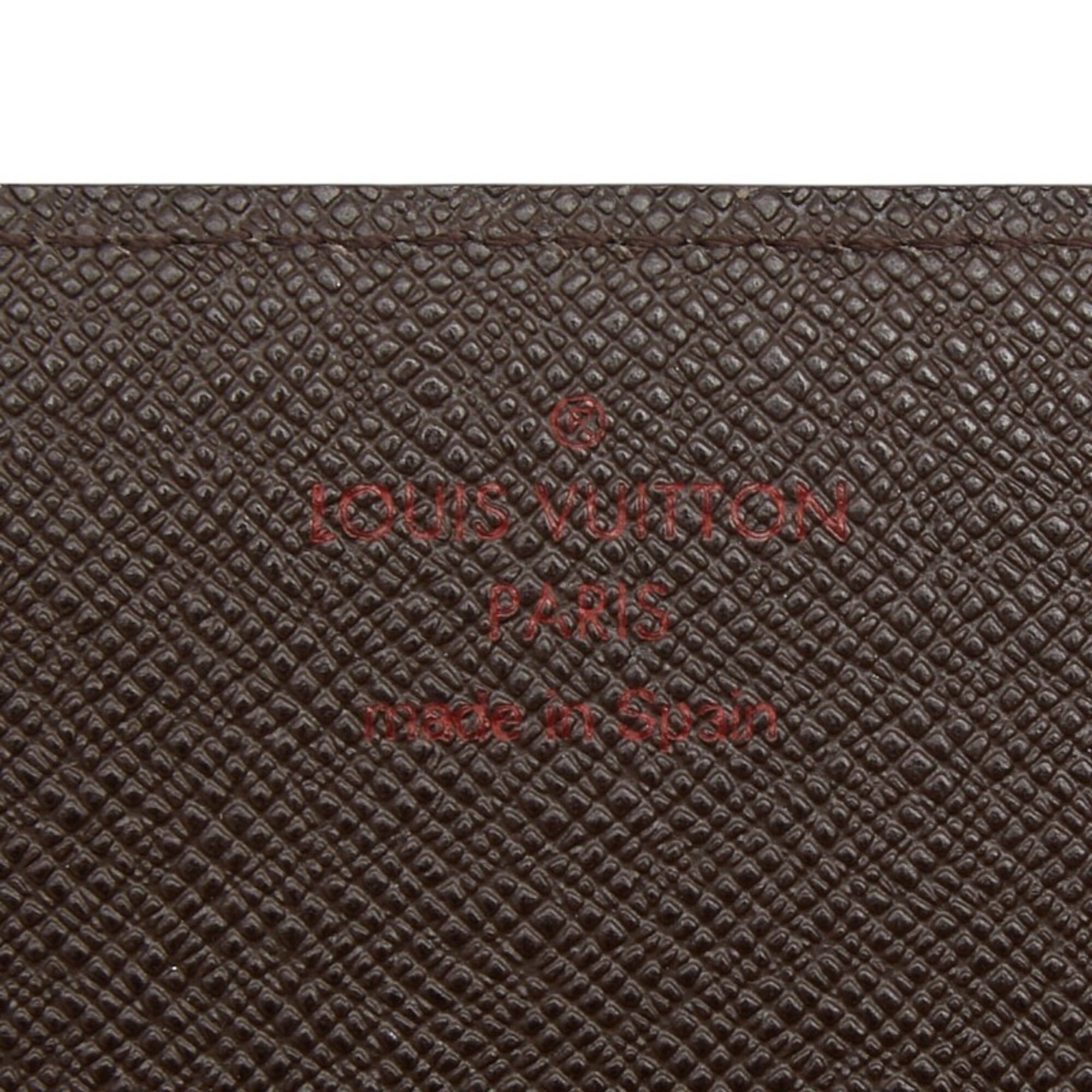 Louis Vuitton Louis Vuitton Damier Enveloppe Carte de Visite Business Card Holder/Card Case/Pass Case N62920 Brown Leather Women's LOUIS VUITTON Size ONE SIZE - 10 Thumbnail