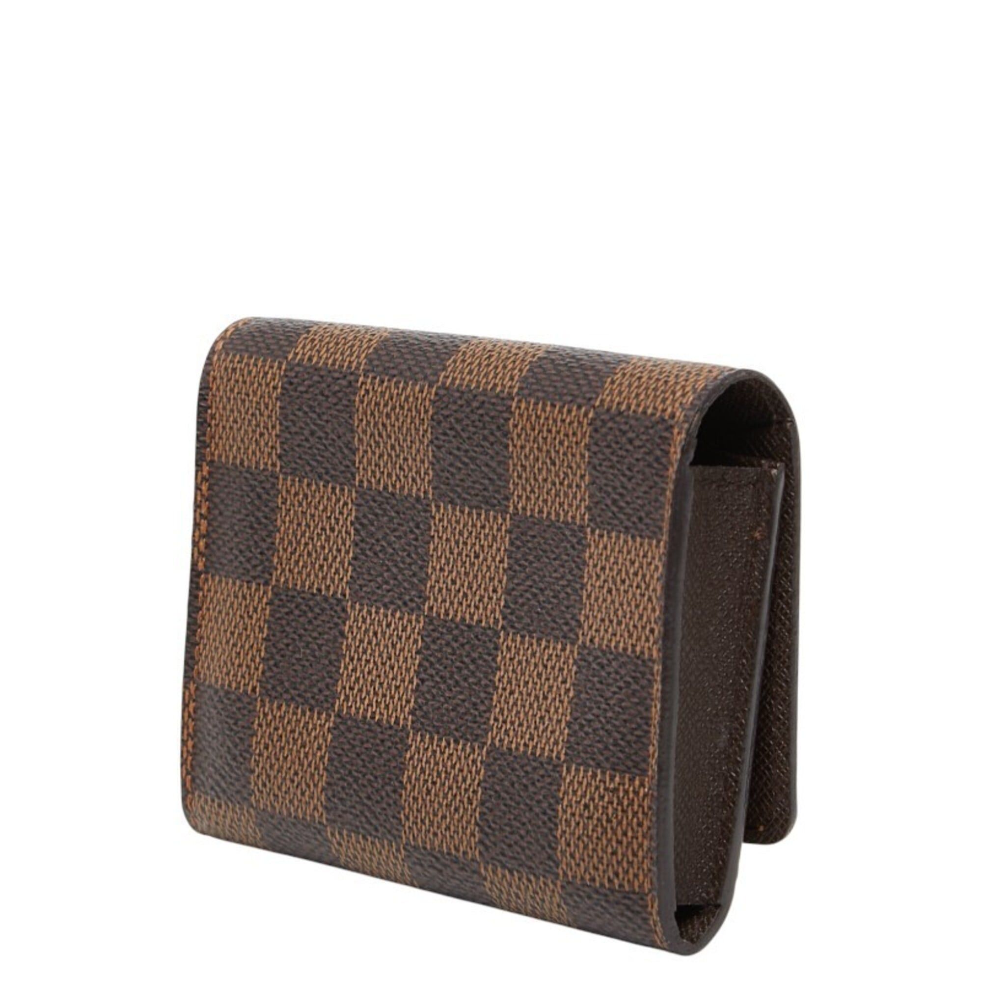 Louis Vuitton Louis Vuitton Damier Enveloppe Carte de Visite Business Card Holder/Card Case/Pass Case N62920 Brown Leather Women's LOUIS VUITTON Size ONE SIZE - 2 Thumbnail