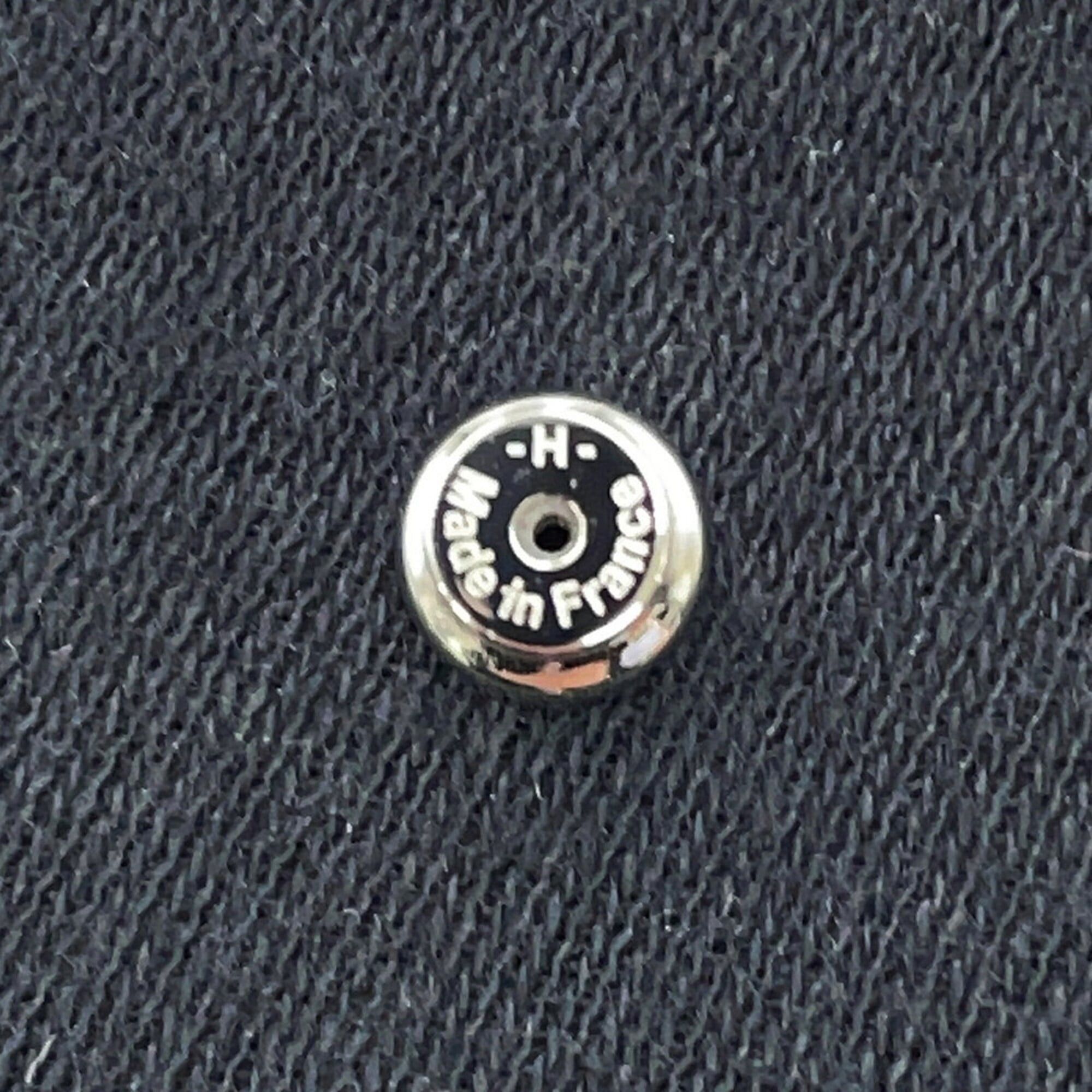 Hermes Hermes Mini Maillon Earrings, Black HERMES Earrings Size ONE SIZE - 9 Thumbnail