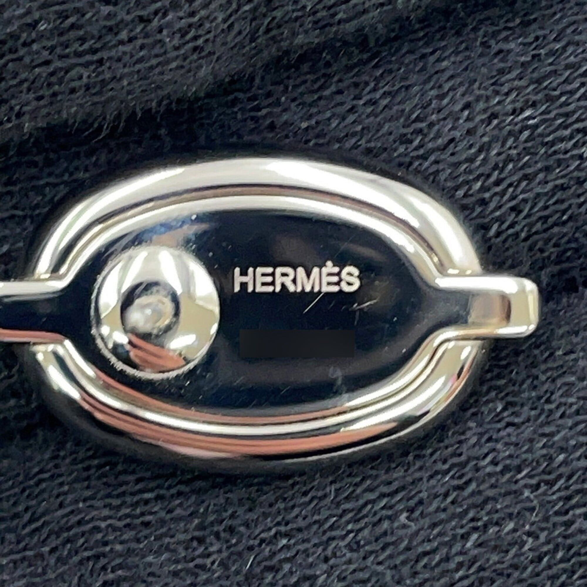 Hermes Hermes Mini Maillon Earrings, Black HERMES Earrings Size ONE SIZE - 8 Thumbnail