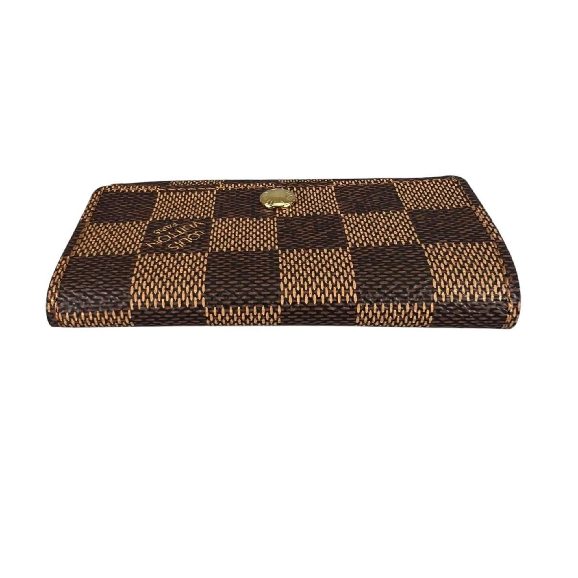Louis Vuitton Louis Vuitton Key Case, Holds 6 Keys, Damier Multicles 6, Canvas, N62630 Brown Size ONE SIZE - 4 Thumbnail