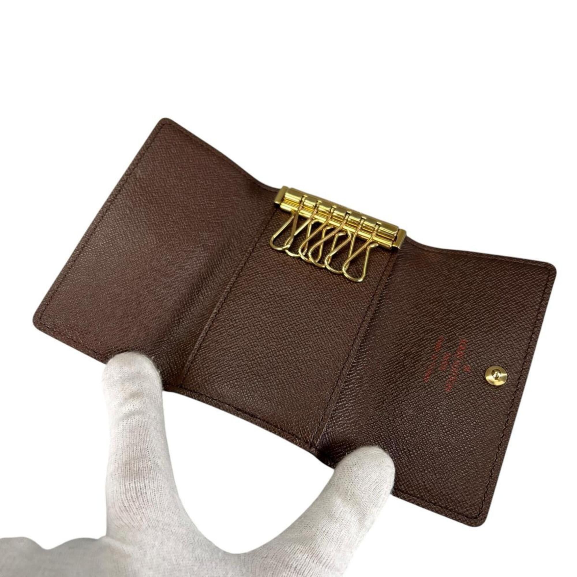 Louis Vuitton Louis Vuitton Key Case, Holds 6 Keys, Damier Multicles 6, Canvas, N62630 Brown Size ONE SIZE - 7 Thumbnail