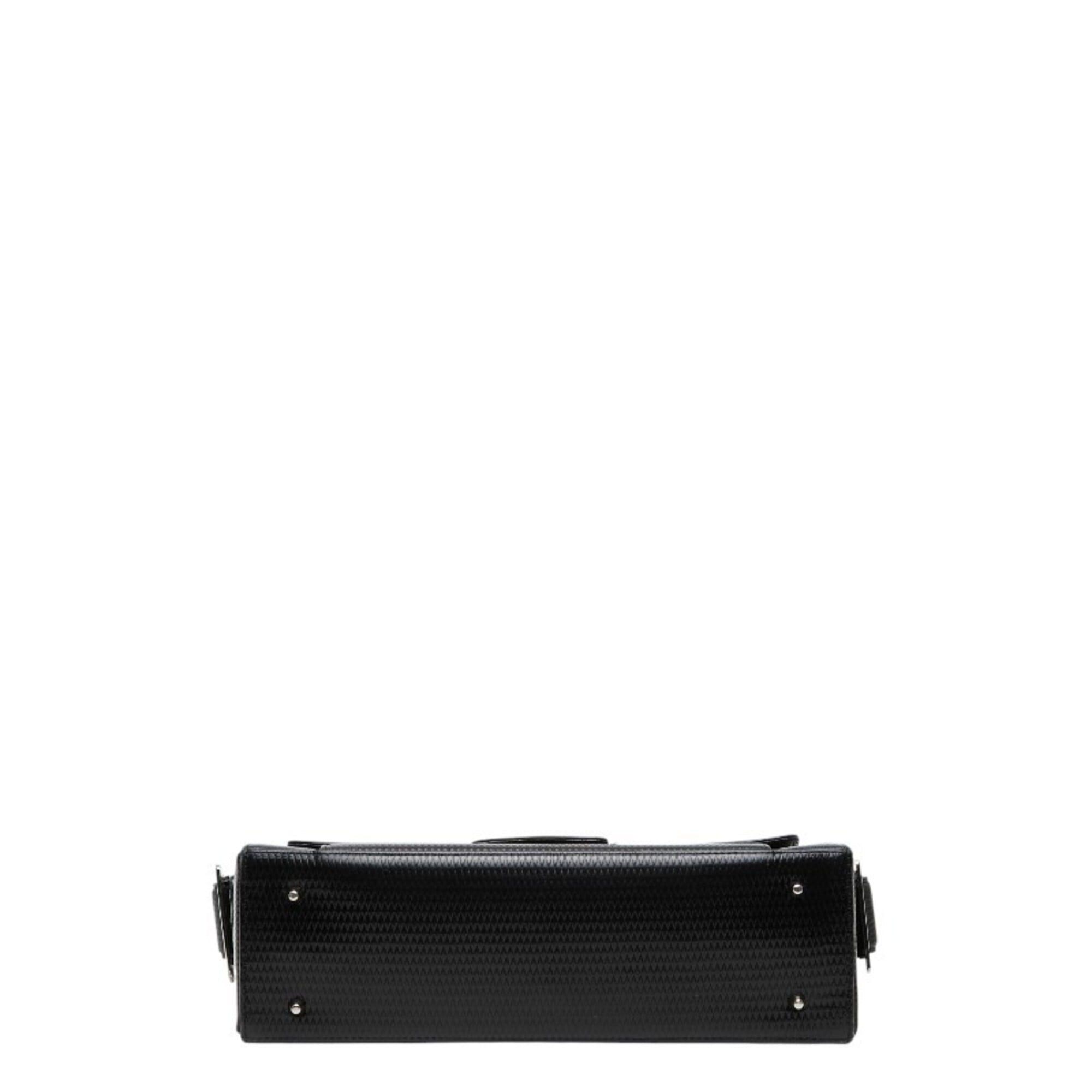 Saint Laurent Paris Saint Laurent embossed one-shoulder bag, black leather, women's. Size ONE SIZE - 3 Thumbnail