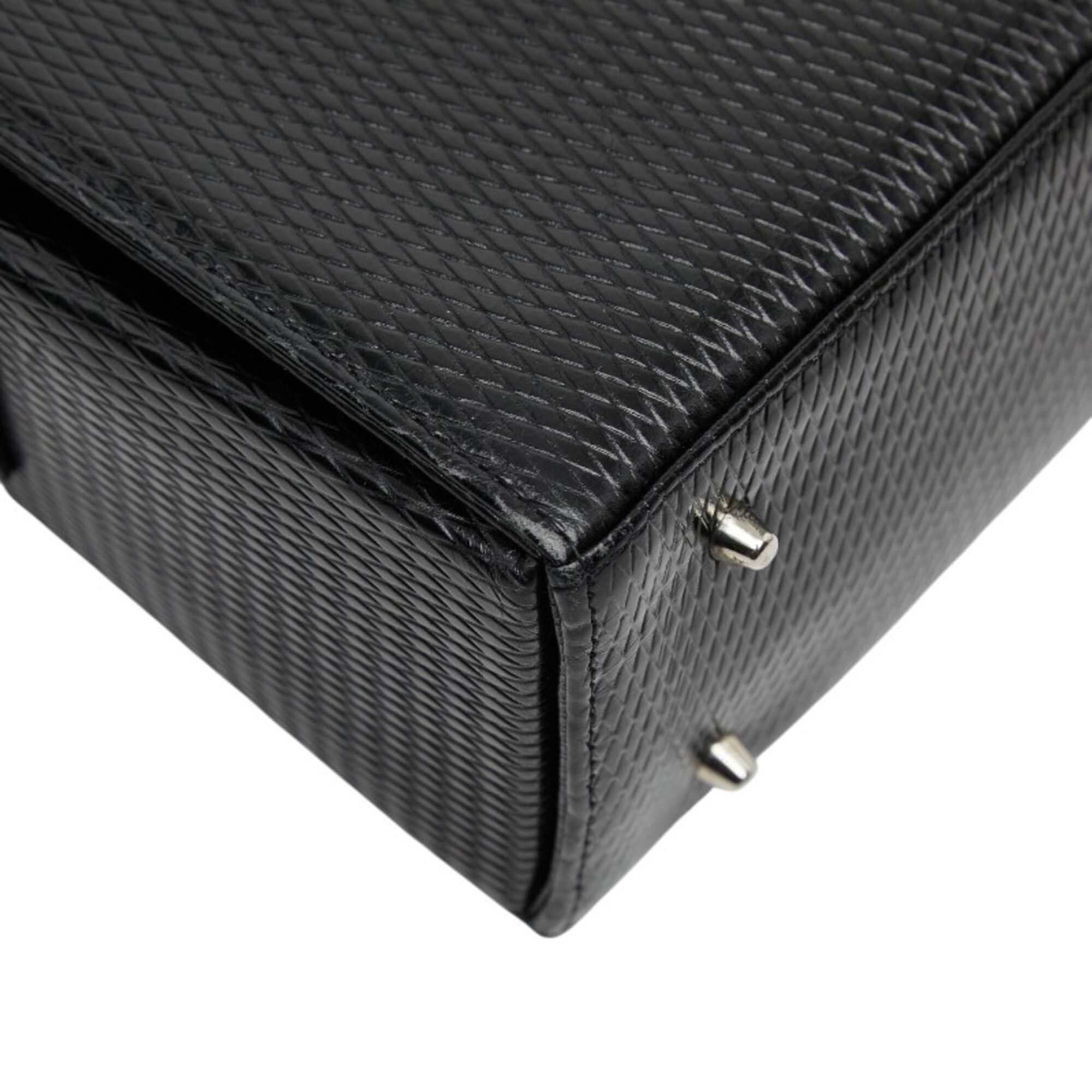 Saint Laurent Paris Saint Laurent embossed one-shoulder bag, black leather, women's. Size ONE SIZE - 7 Thumbnail