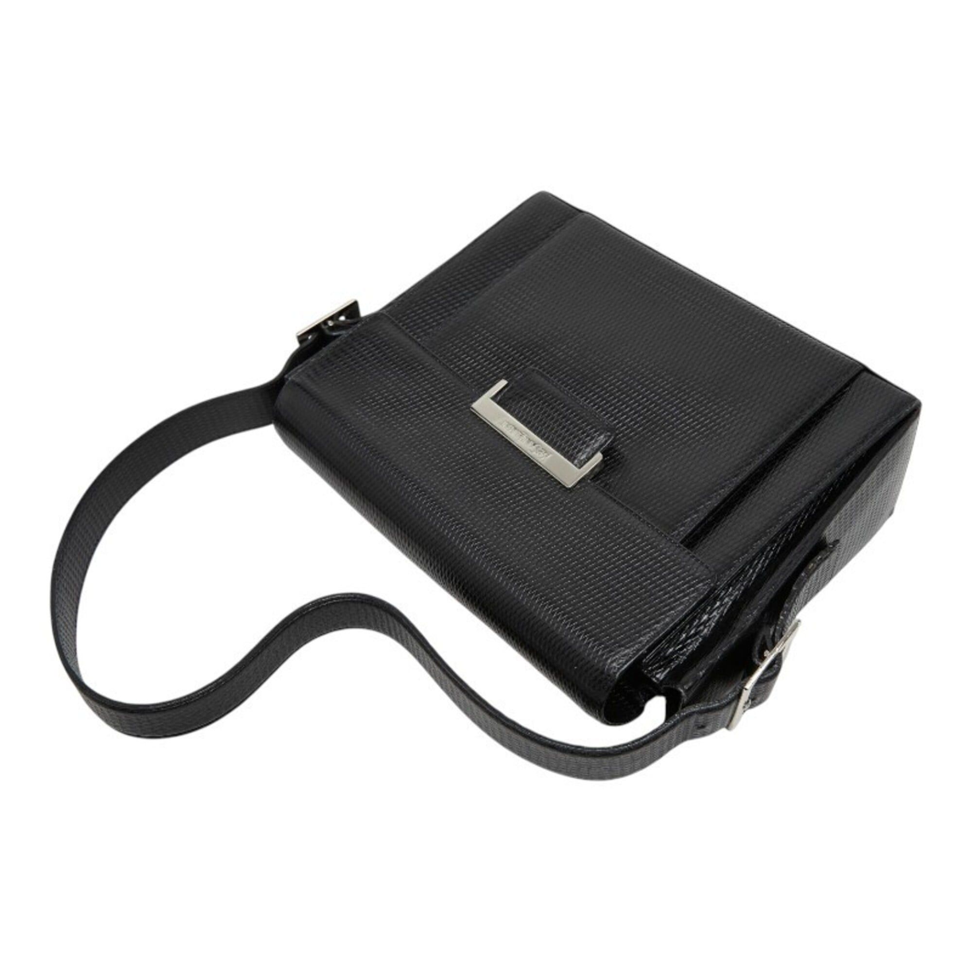 Saint Laurent Paris Saint Laurent embossed one-shoulder bag, black leather, women's. Size ONE SIZE - 8 Thumbnail