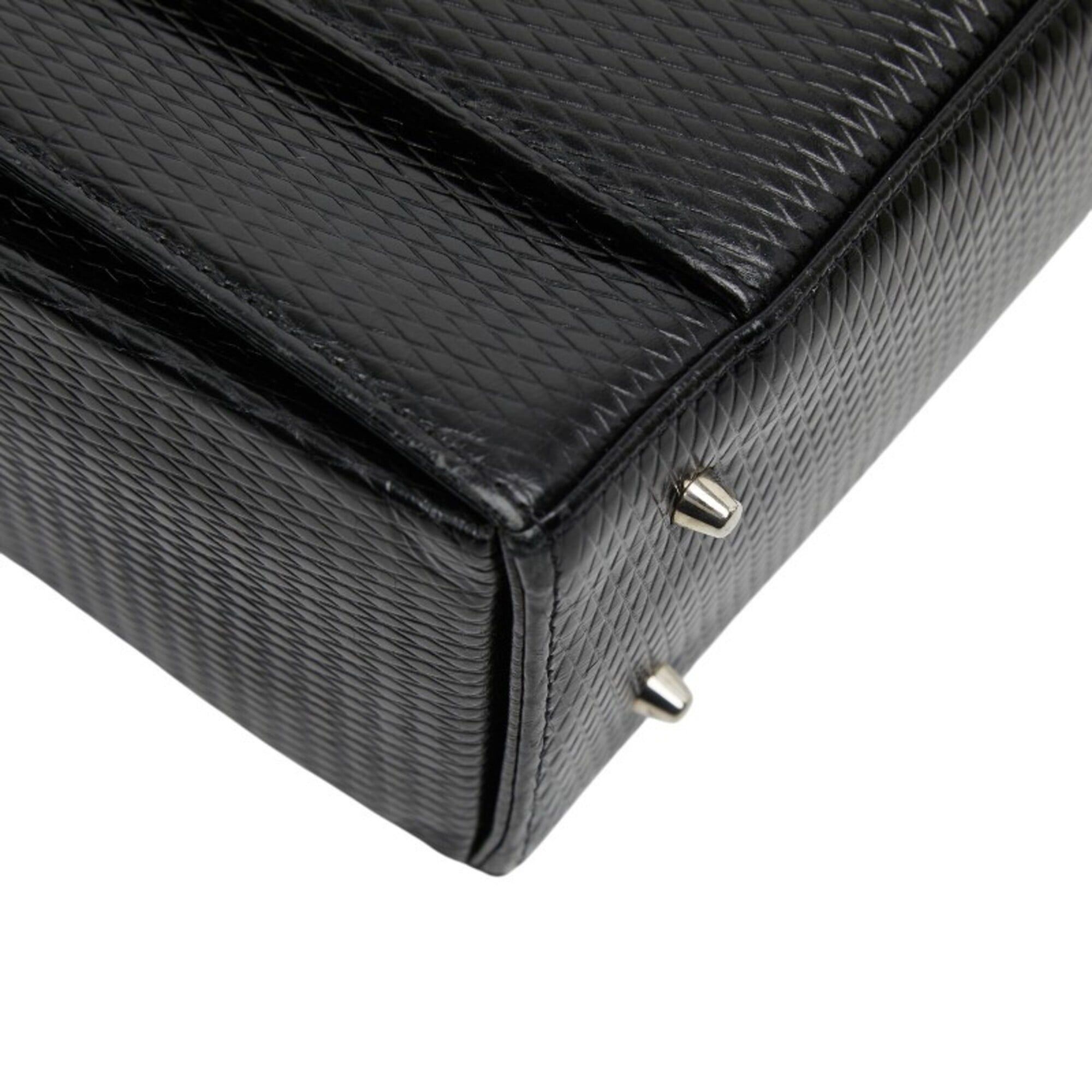 Saint Laurent Paris Saint Laurent embossed one-shoulder bag, black leather, women's. Size ONE SIZE - 5 Thumbnail