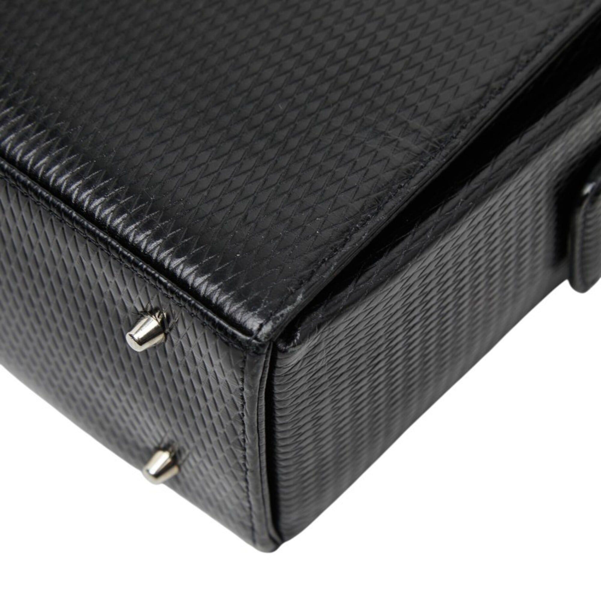 Saint Laurent Paris Saint Laurent embossed one-shoulder bag, black leather, women's. Size ONE SIZE - 6 Thumbnail
