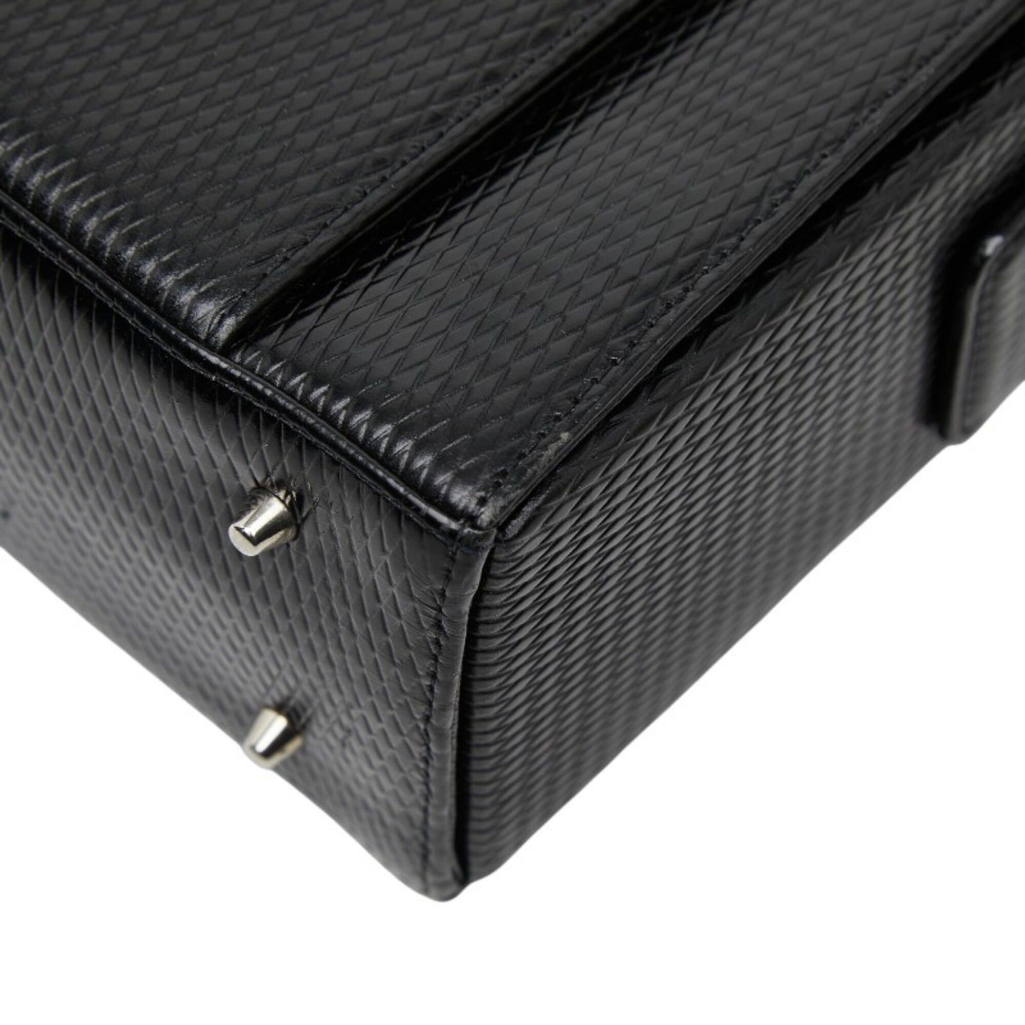 Saint Laurent Paris Saint Laurent embossed one-shoulder bag, black leather, women's. Size ONE SIZE - 4 Thumbnail