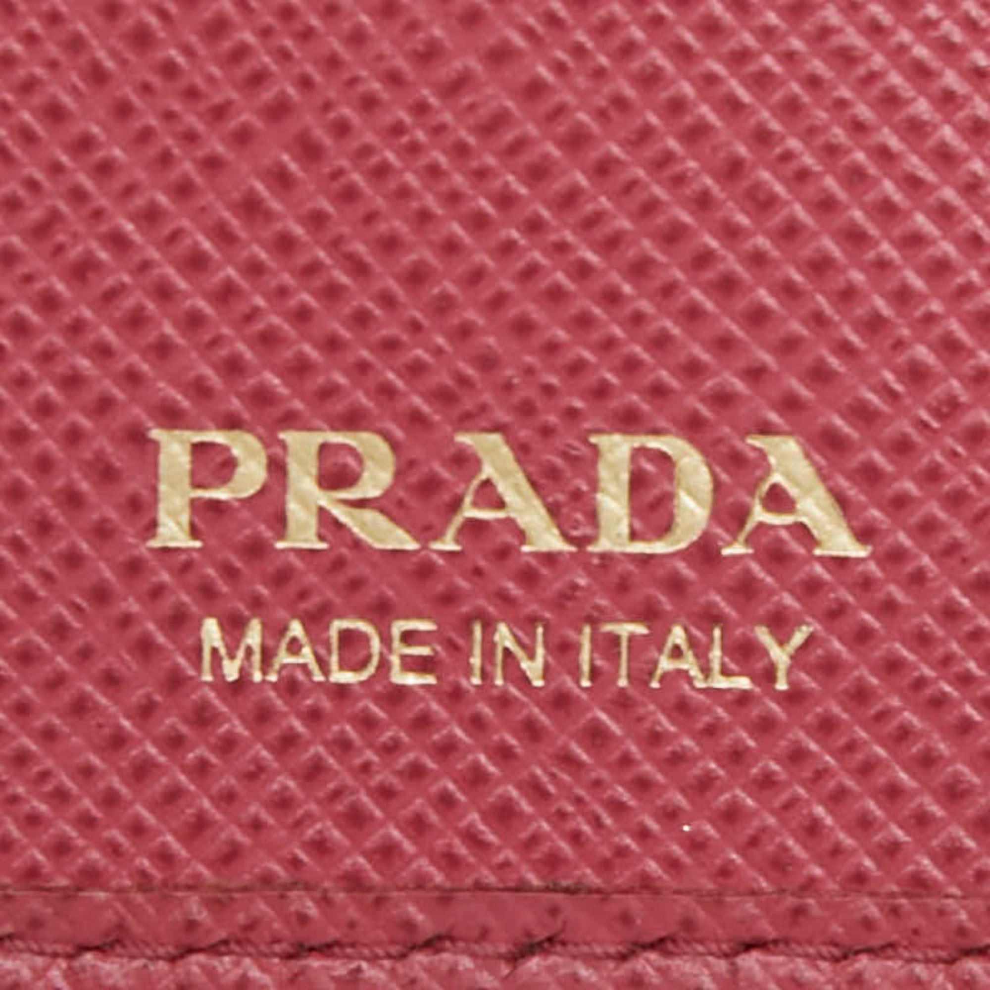 Prada Prada 6-Key Case 1PG222 Pink Saffiano Leather Women's PRADA Size ONE SIZE - 10 Thumbnail