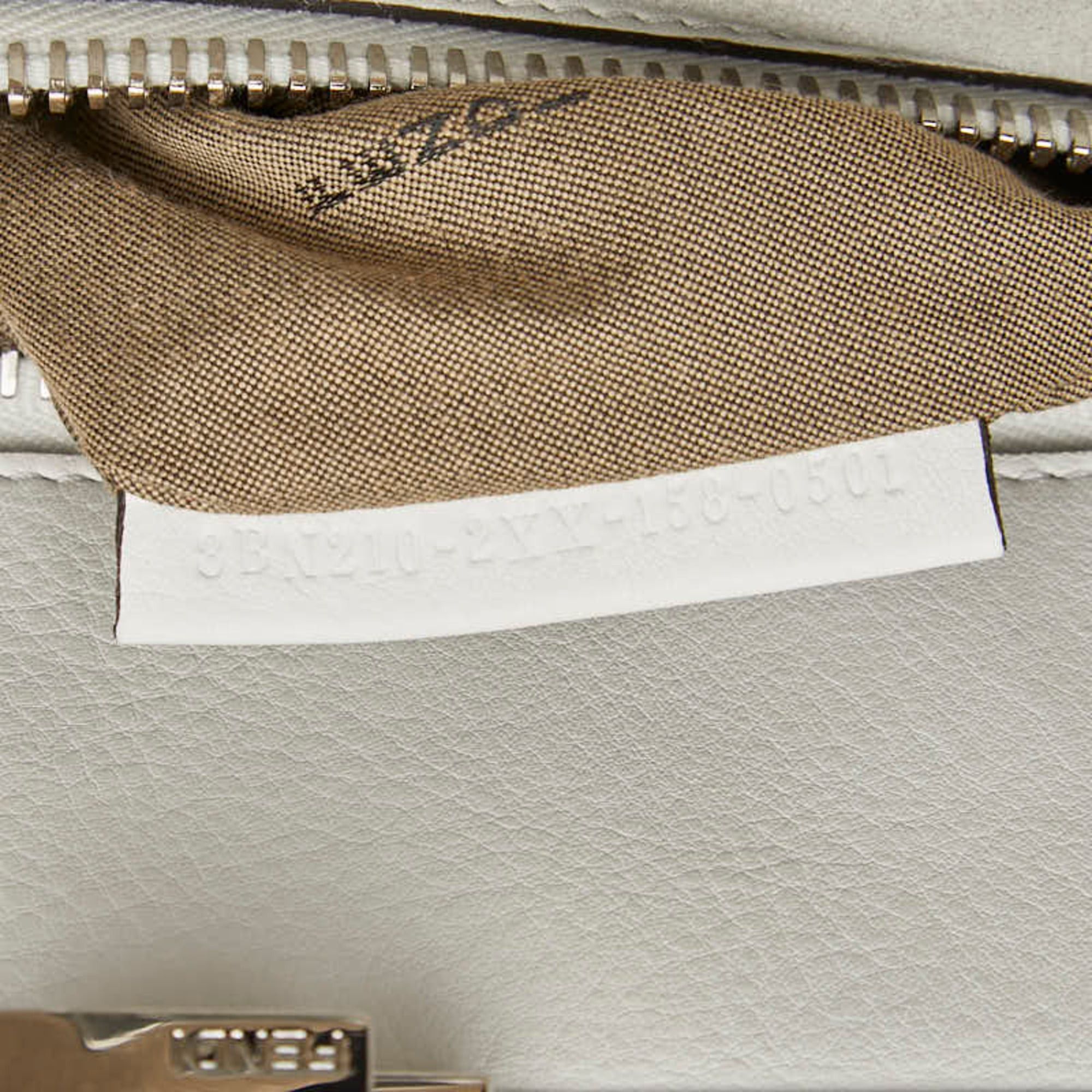 Fendi Fendi Peekaboo Large Handbag Shoulder Bag 2WAY 8BN210 Brown Beige Patent Leather Suede Women's FENDI Size ONE SIZE - 10 Thumbnail