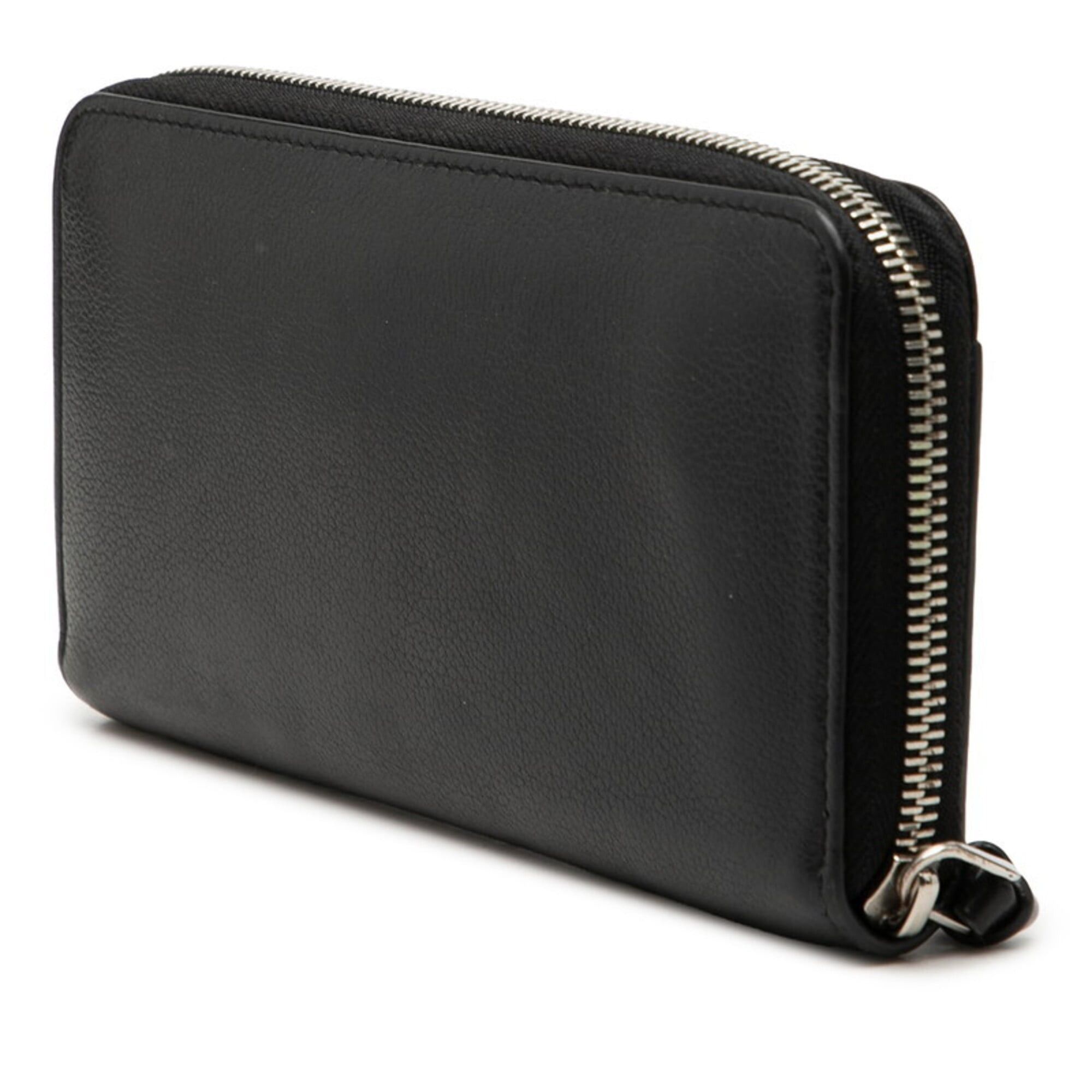 Louis Vuitton Louis Vuitton Zippy Lockme Round Zipper Long Wallet M62622 Noir Black Leather Women's LOUIS VUITTON Size ONE SIZE - 2 Thumbnail