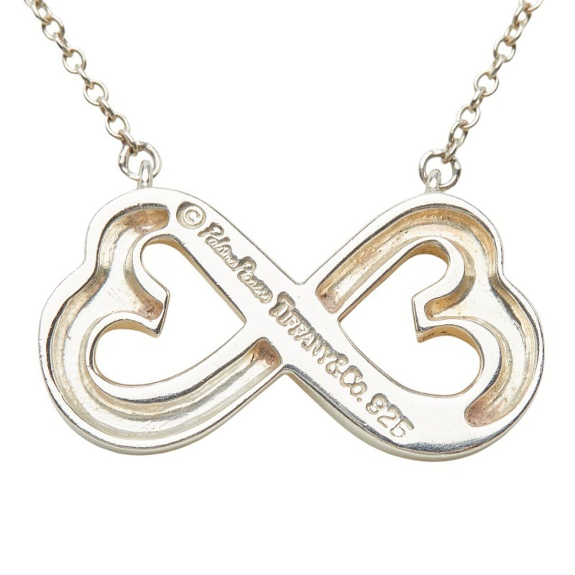 Tiffany & Co. Tiffany & Co. Double Loving Heart Necklace, SV925 Silver, Women's. Size ONE SIZE - 3 Thumbnail