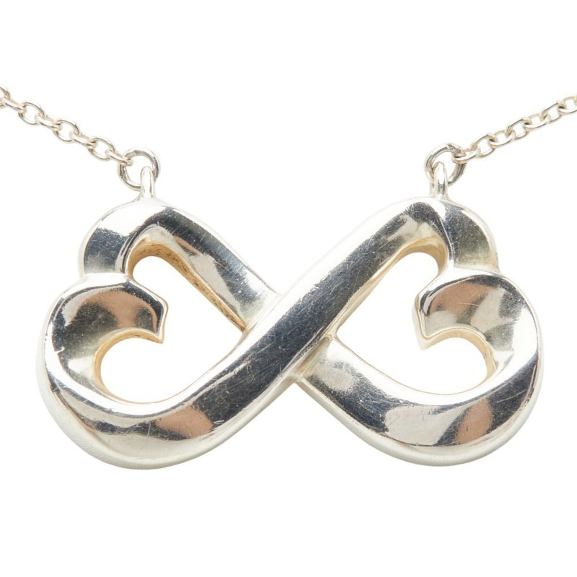 Tiffany & Co. Tiffany & Co. Double Loving Heart Necklace, SV925 Silver, Women's. Size ONE SIZE - 2 Thumbnail