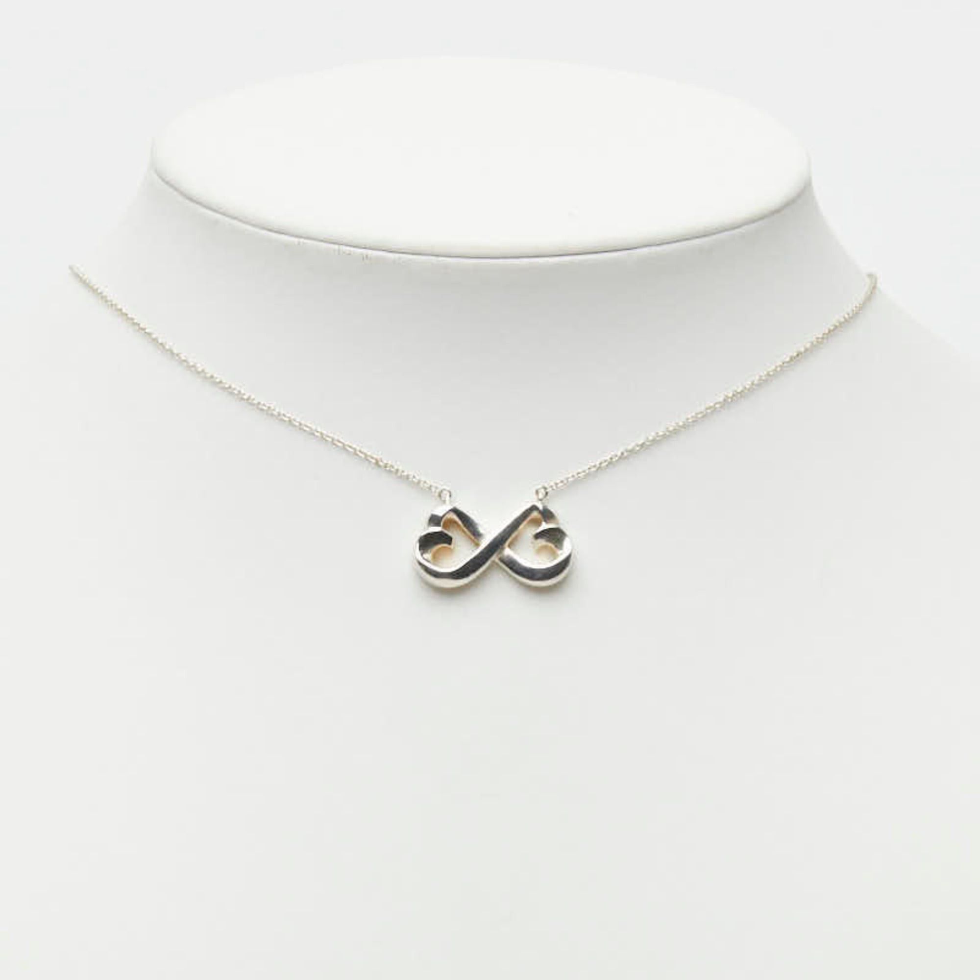 Tiffany & Co. Tiffany & Co. Double Loving Heart Necklace, SV925 Silver, Women's. Size ONE SIZE - 7 Thumbnail