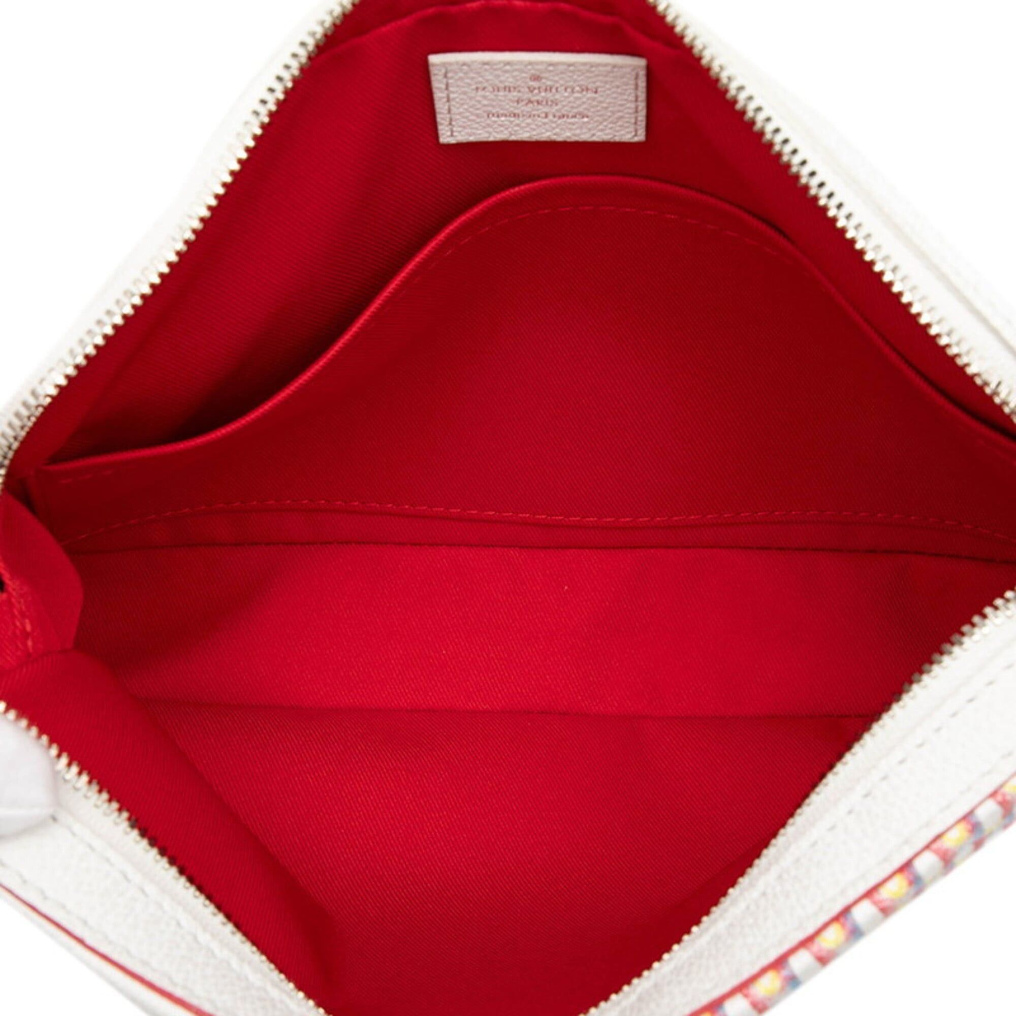 Louis Vuitton Louis Vuitton Damier Giant Spray Trio Messenger Crossbody Shoulder Bag M20665 White Multicolor Women's LOUIS VUITTON Size ONE SIZE - 4 Thumbnail