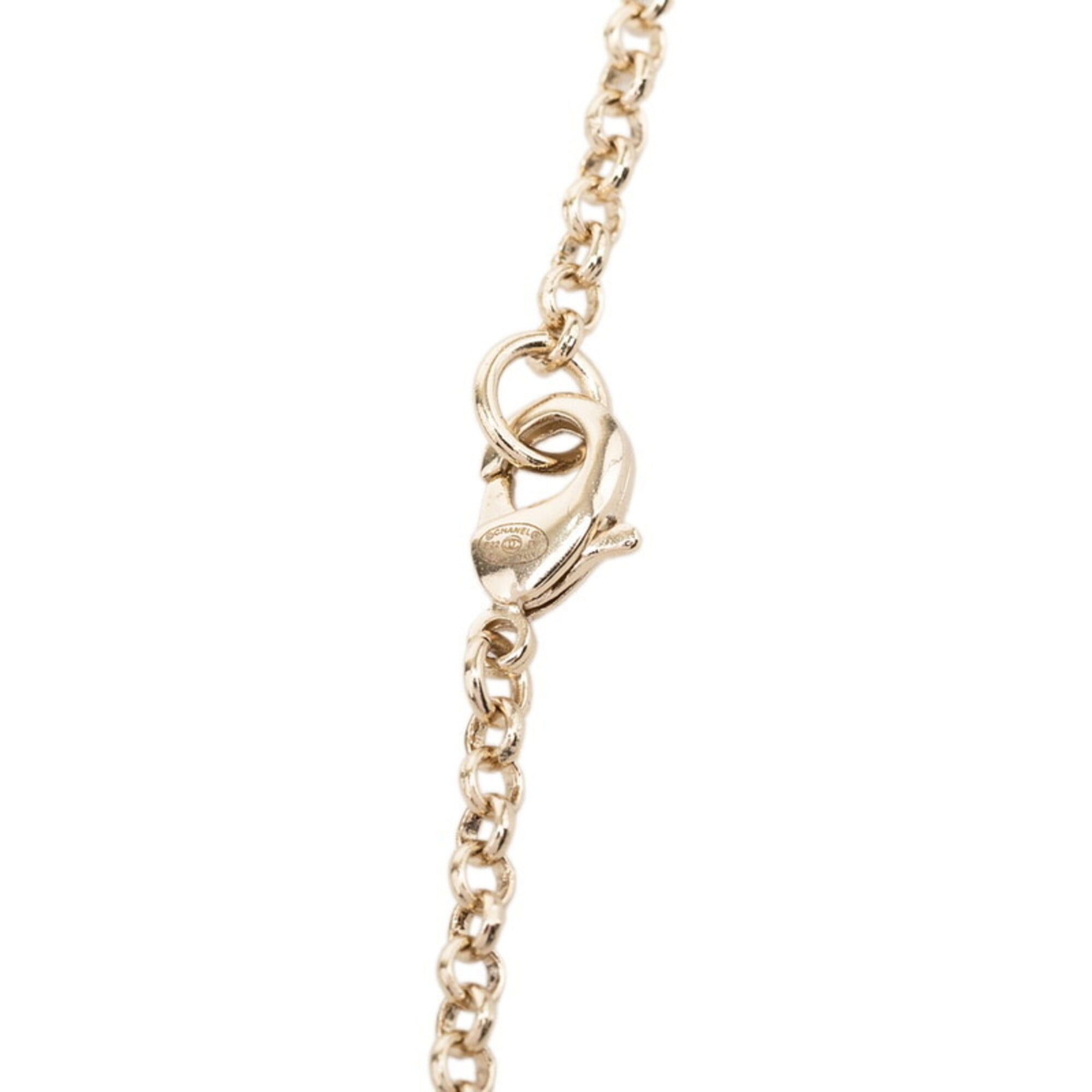 Chanel Chanel Heart Coco Mark Chain Pendant Necklace B22P Silver Metal Women's CHANEL Size ONE SIZE - 3 Thumbnail