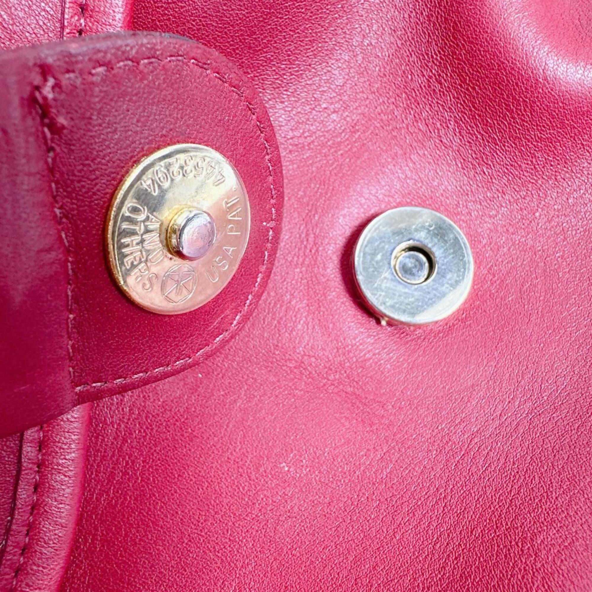 Coach Coach Old Mini Backpack Leather 4152 Red Size ONE SIZE - 17 Thumbnail