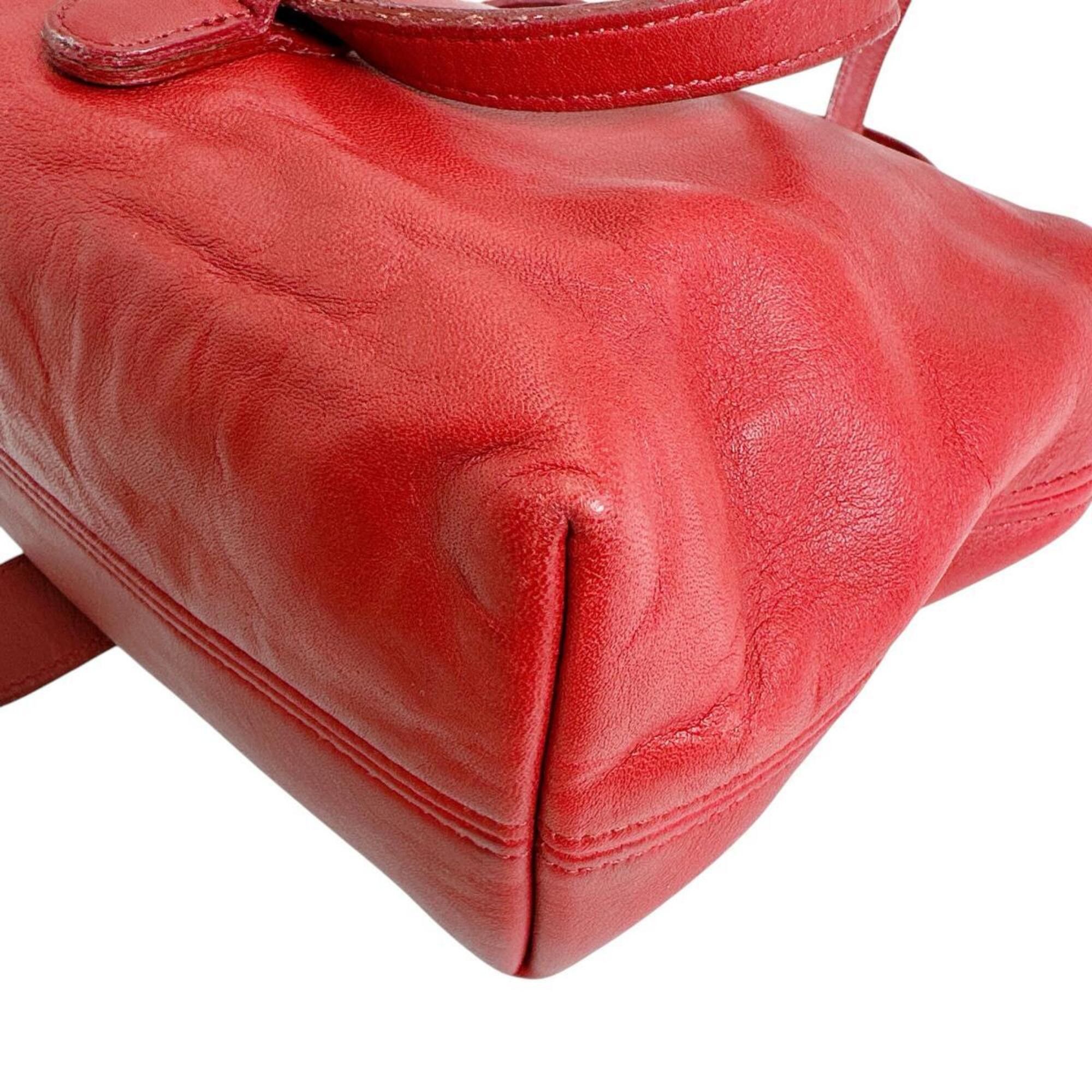 Coach Coach Old Mini Backpack Leather 4152 Red Size ONE SIZE - 8 Thumbnail