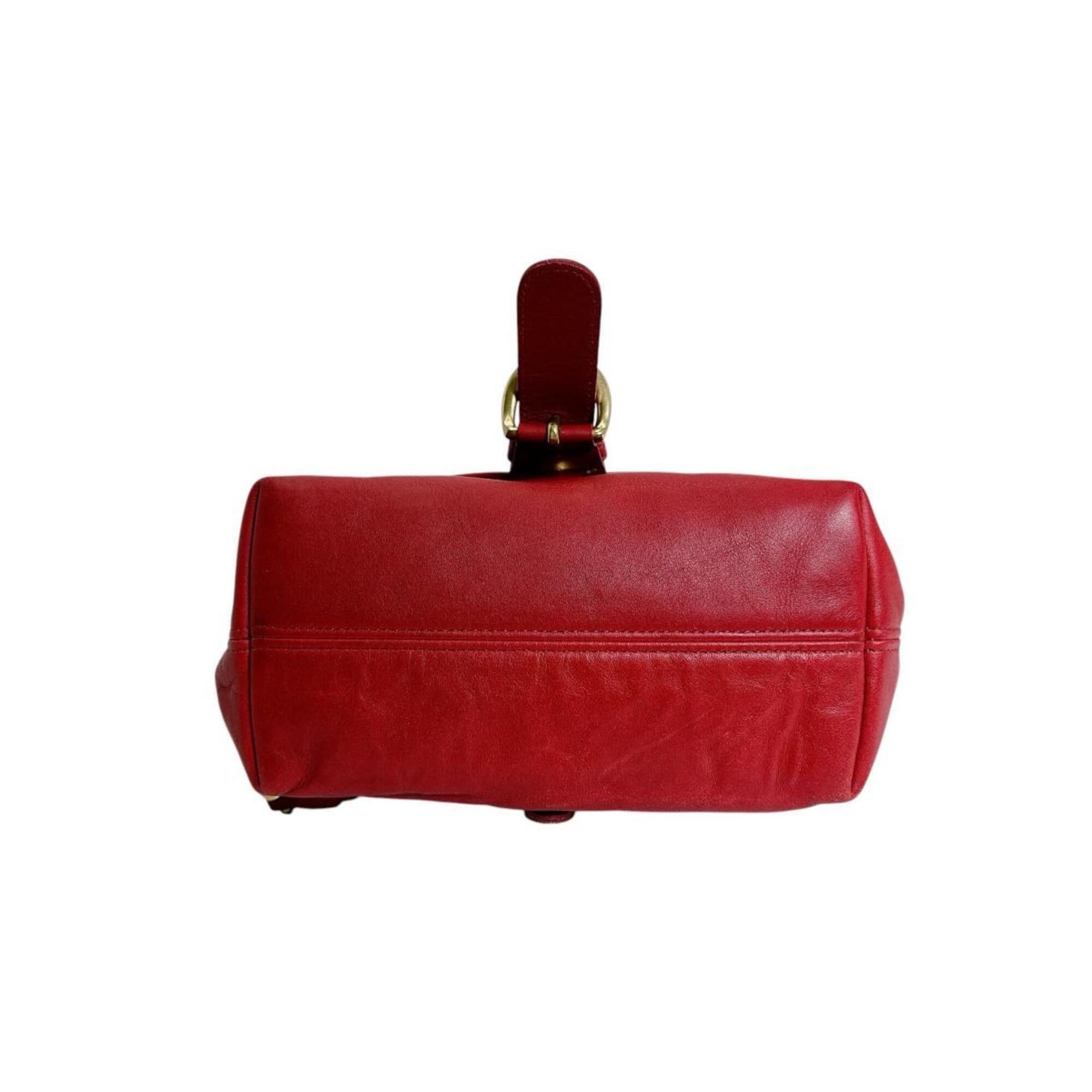 Coach Coach Old Mini Backpack Leather 4152 Red Size ONE SIZE - 4 Thumbnail