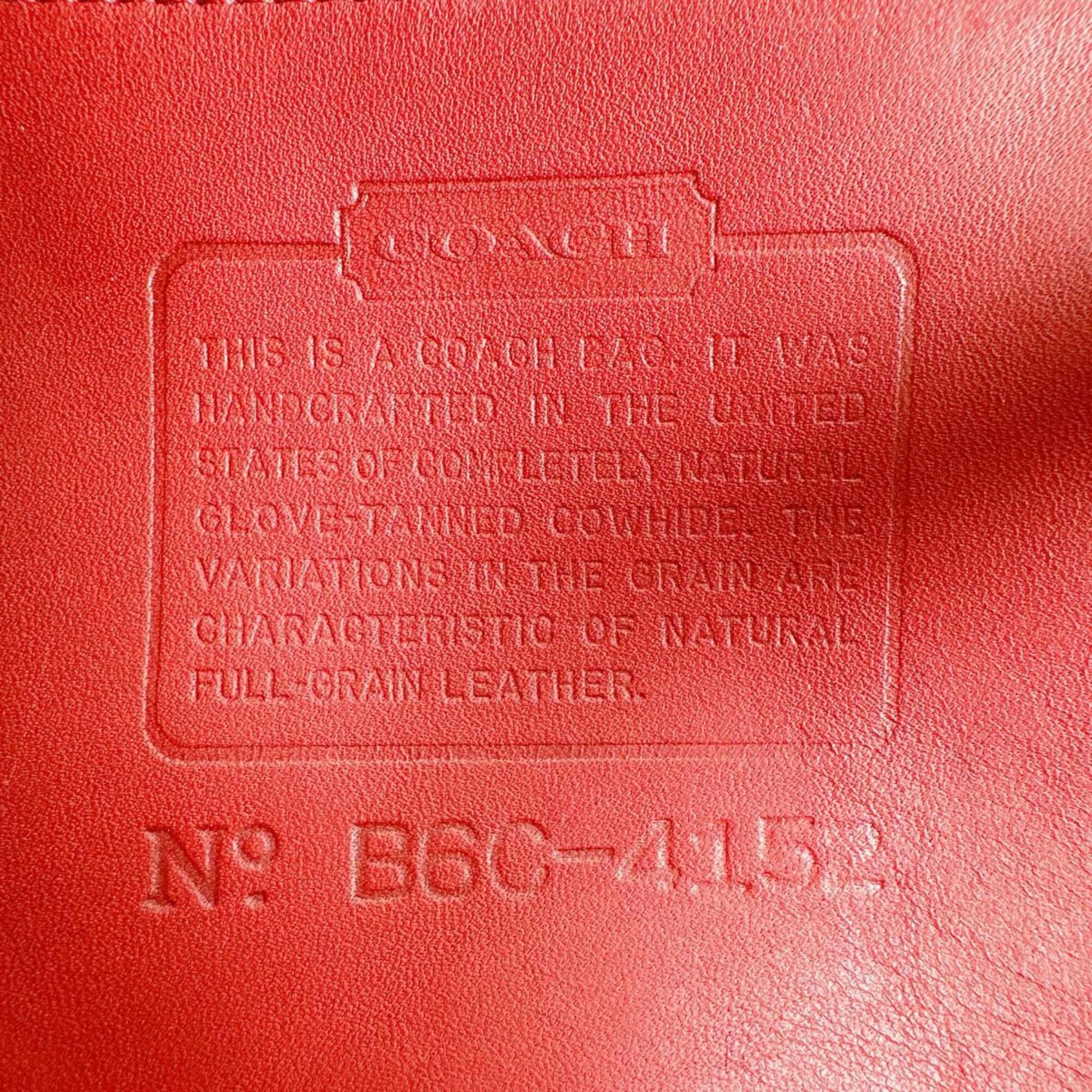 Coach Coach Old Mini Backpack Leather 4152 Red Size ONE SIZE - 18 Thumbnail