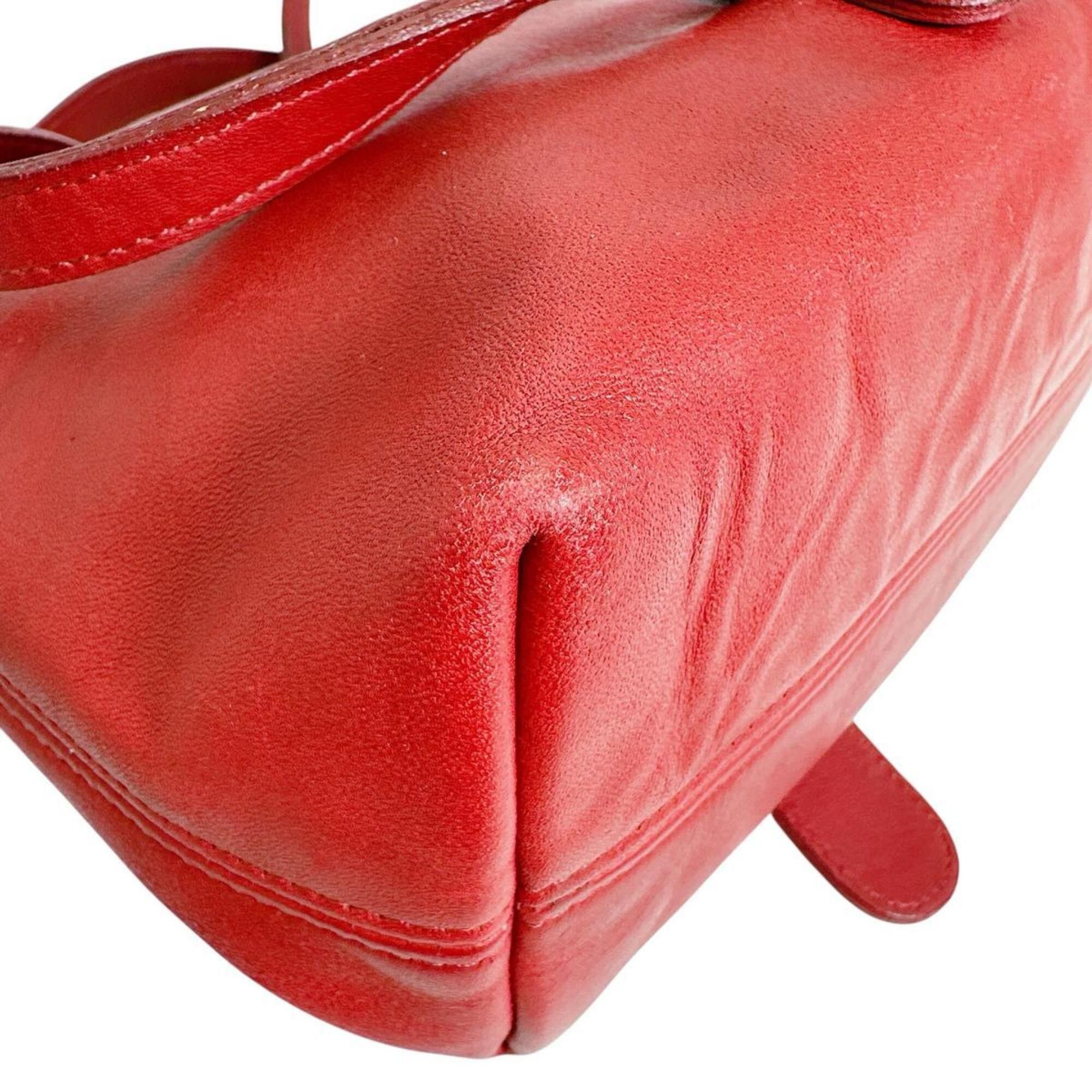 Coach Coach Old Mini Backpack Leather 4152 Red Size ONE SIZE - 7 Thumbnail